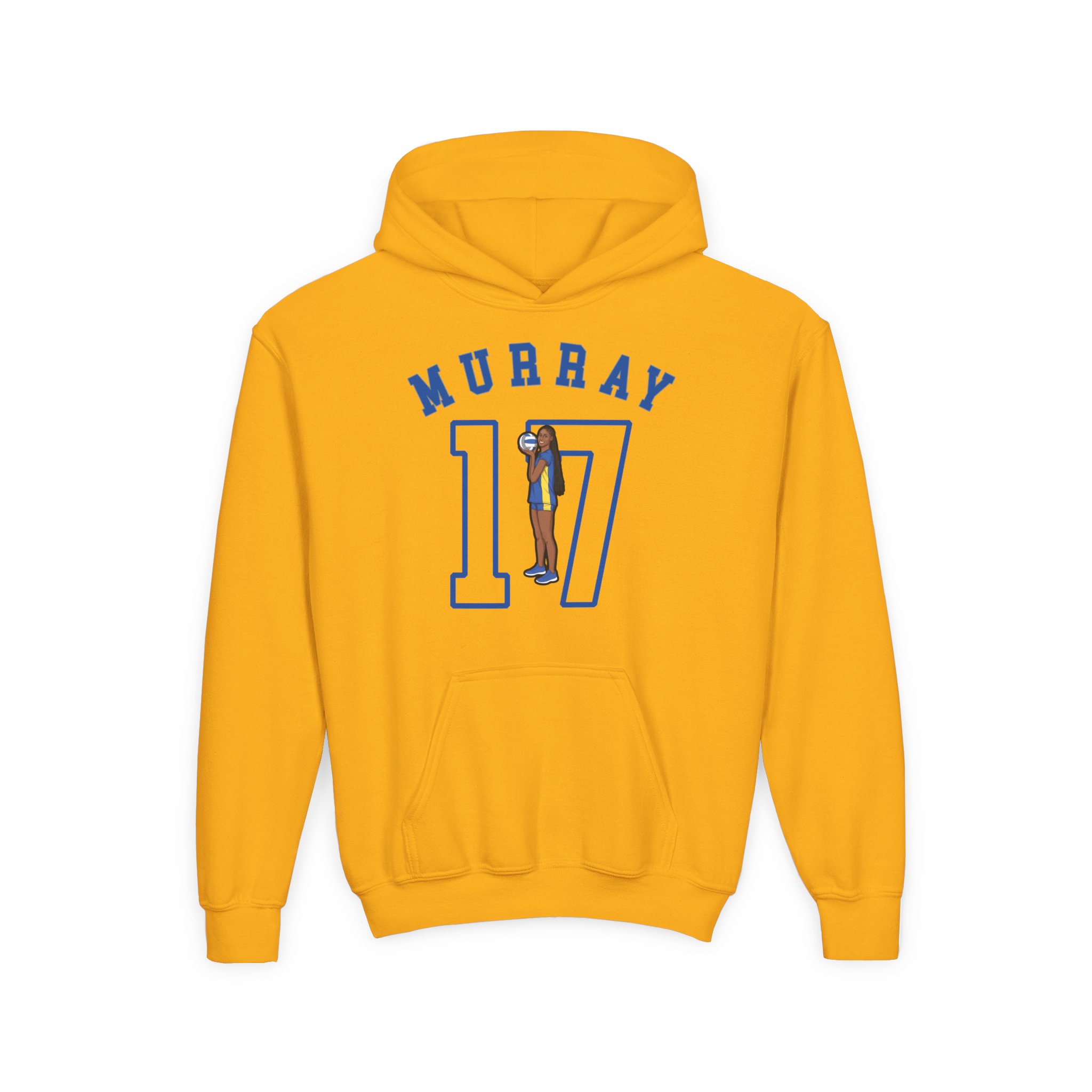 Youth Hoodie — character_shirsey_arch in Gold