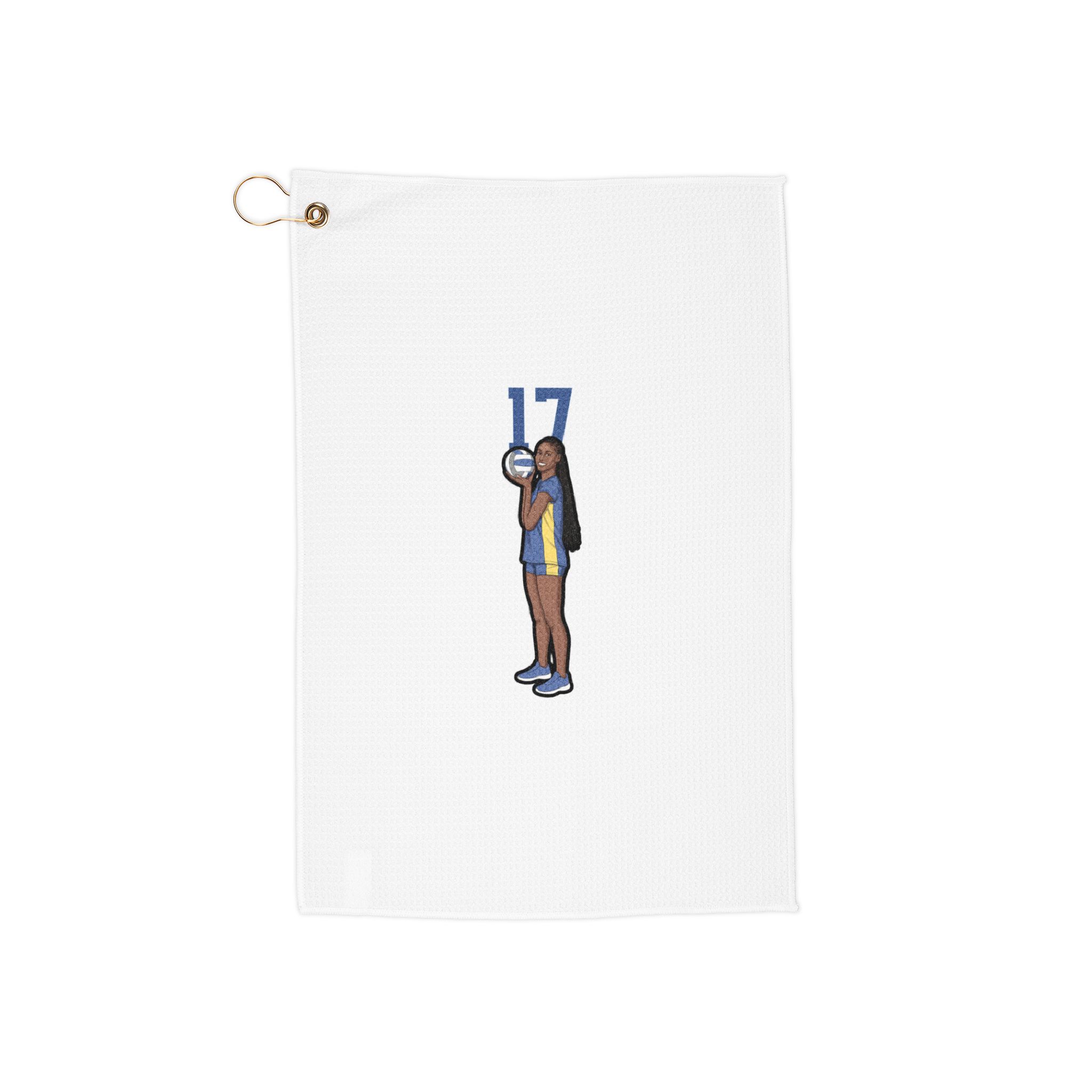Golf Towel — character_number_top in Classic