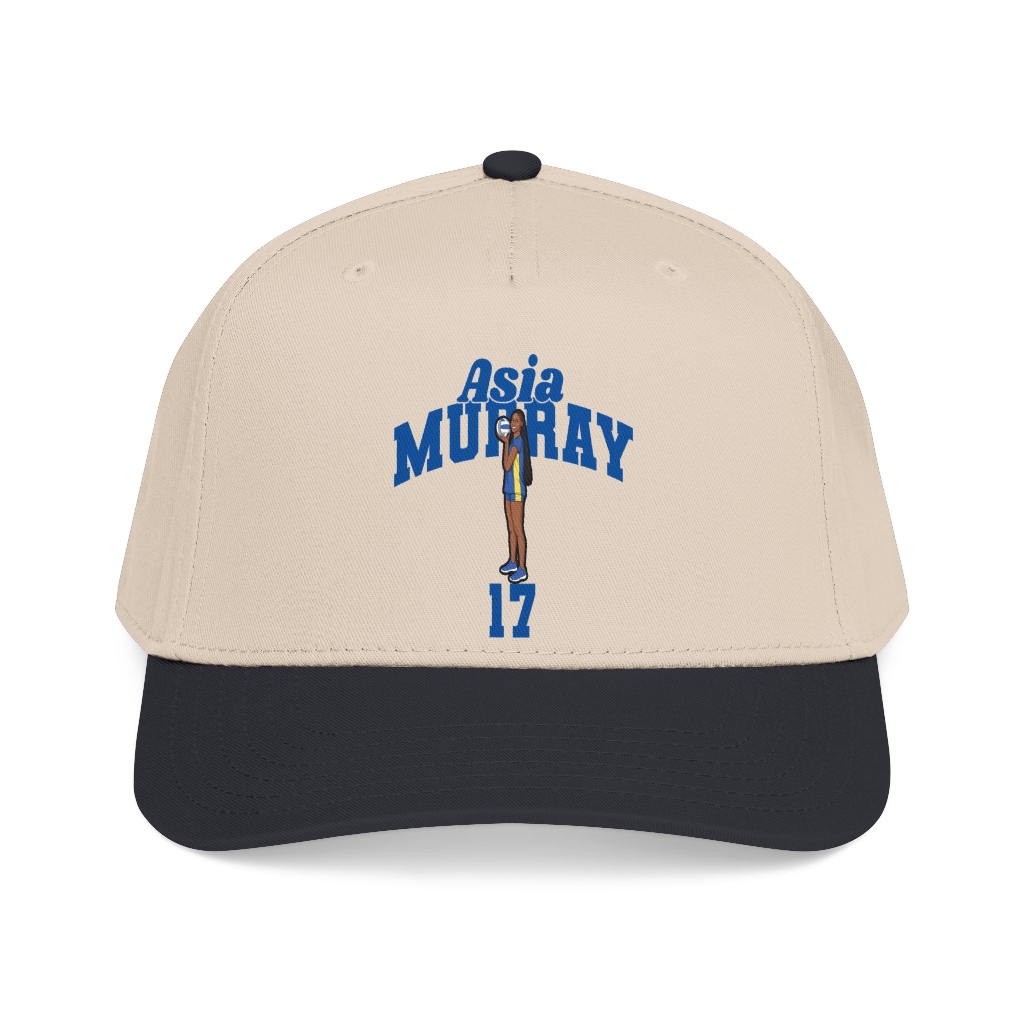 Baseball Cap — character_signature_arch in Black / Natural