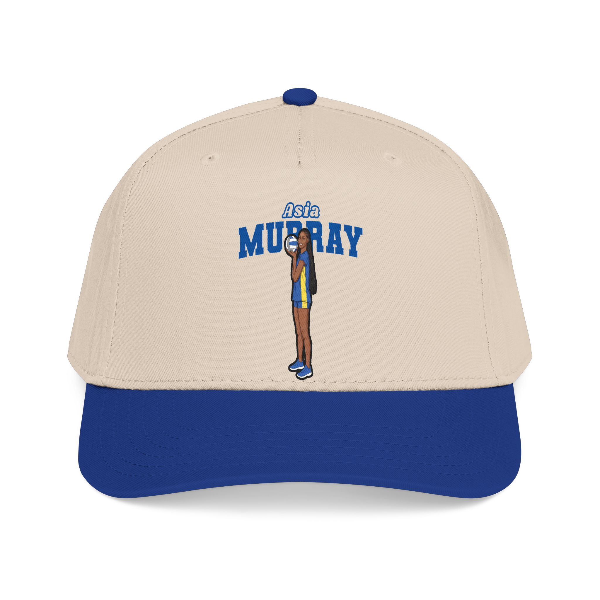 Baseball Cap — character_name_arch in Royal / Natural