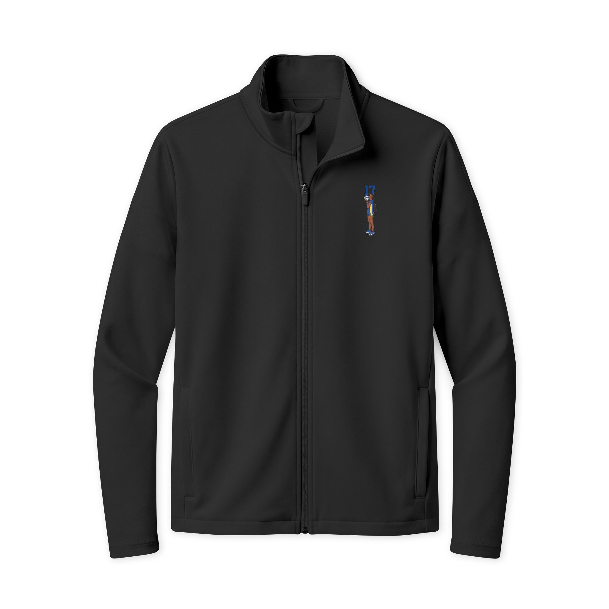 Travel Full-Zip Jacket — character_number_top in Black/ Black