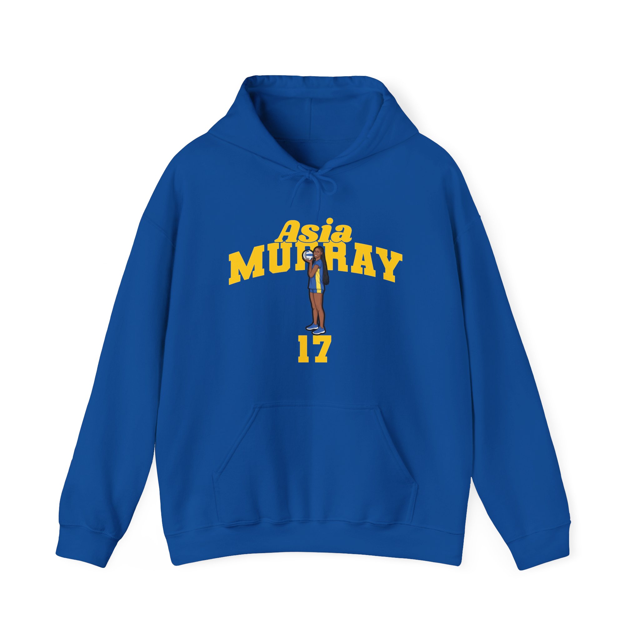 Hoodie — character_signature_arch in Royal