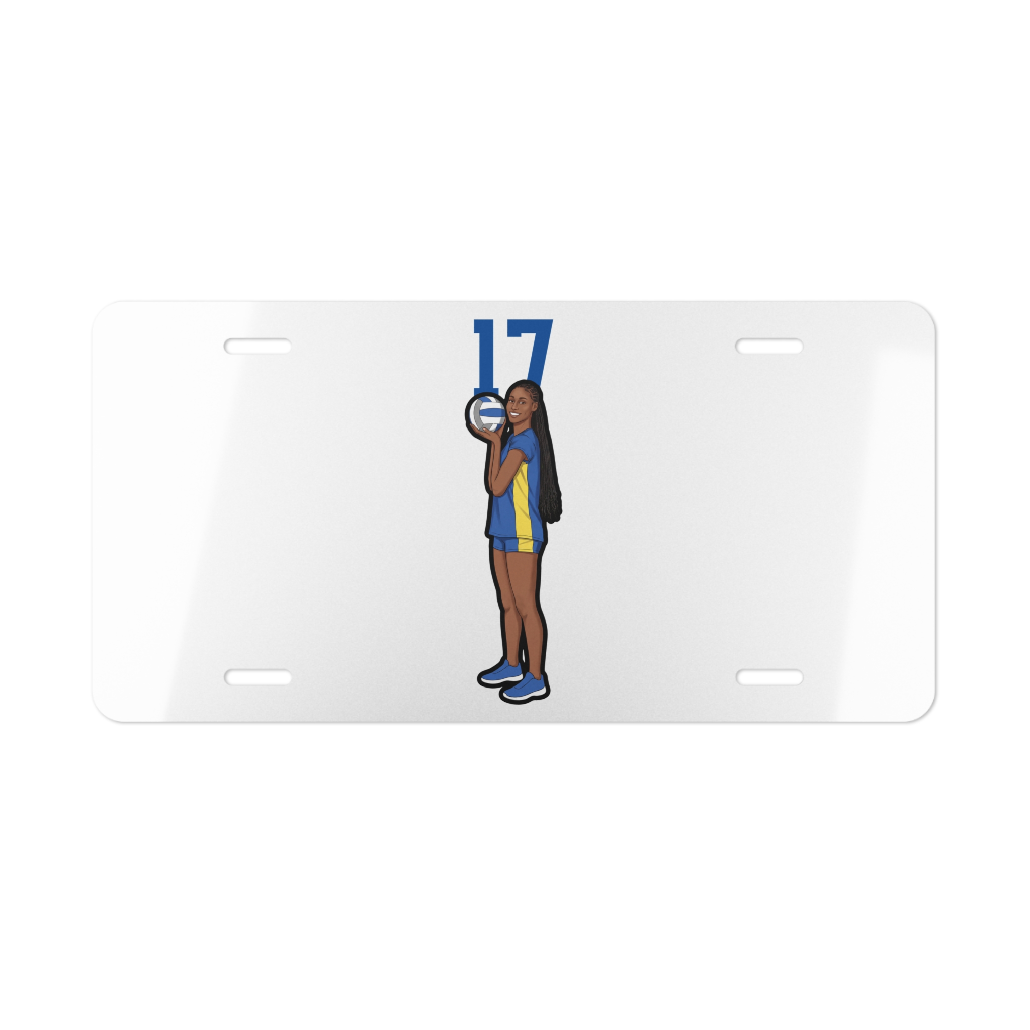 License Plate — character_number_top in Classic