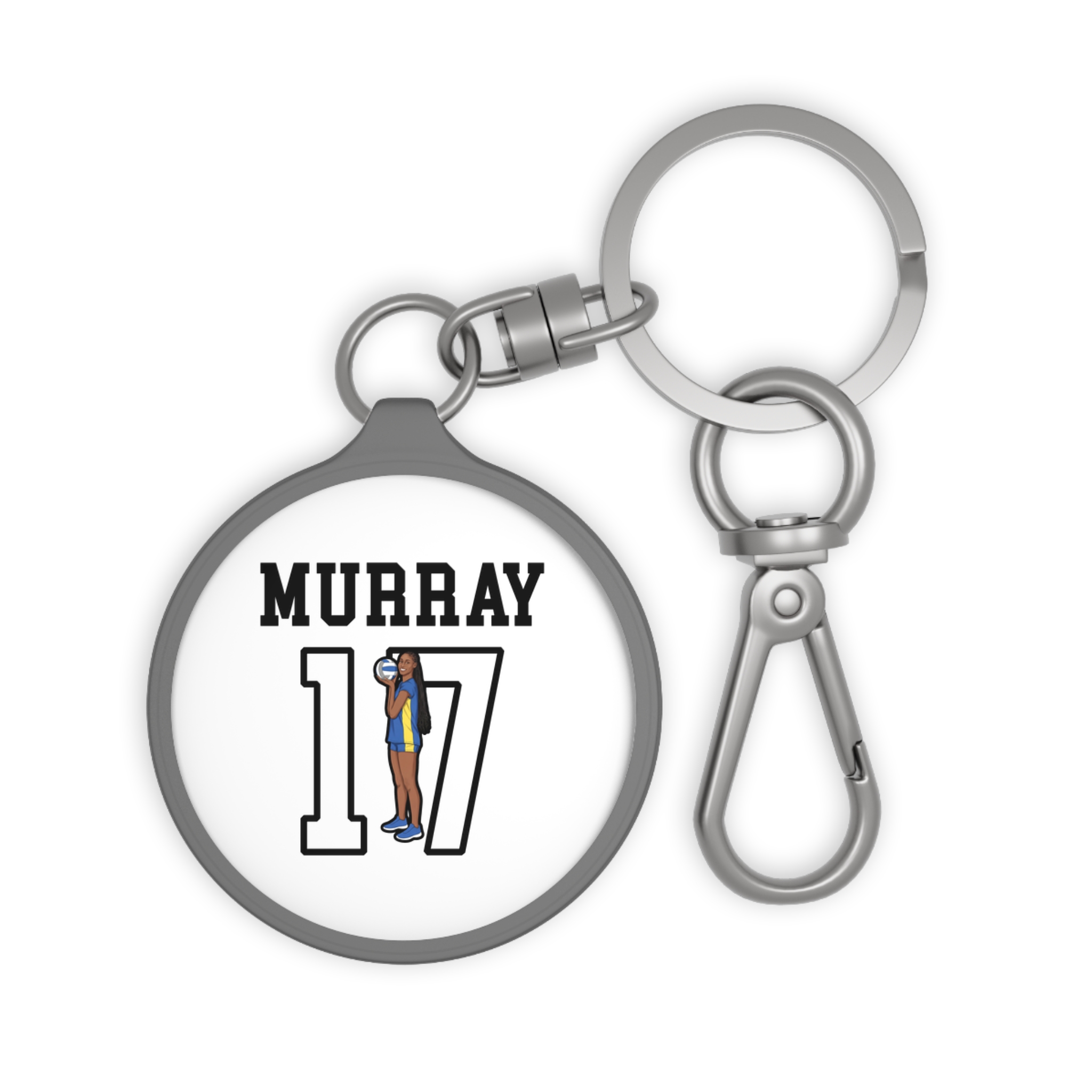 Keychain — character_shirsey in Grey