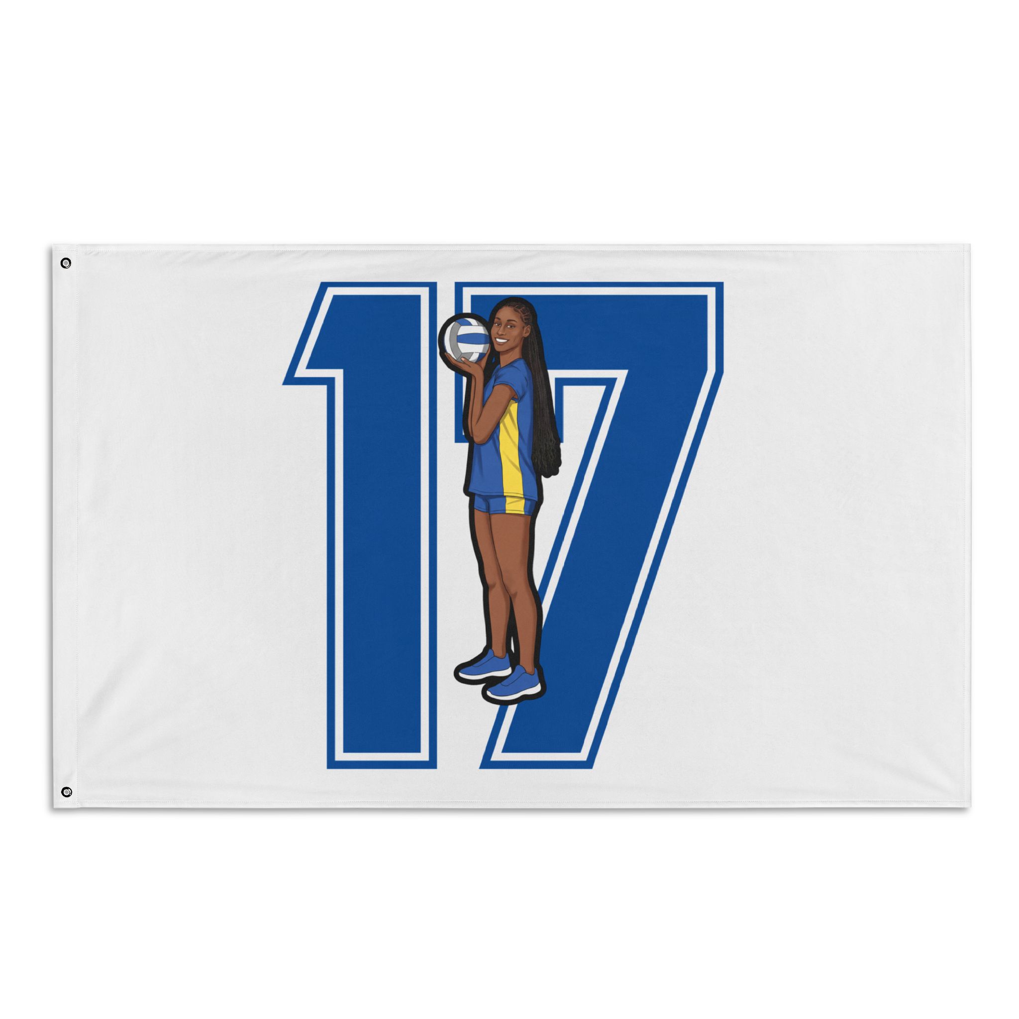 Flag (35 × 56 in) — character_number in Classic
