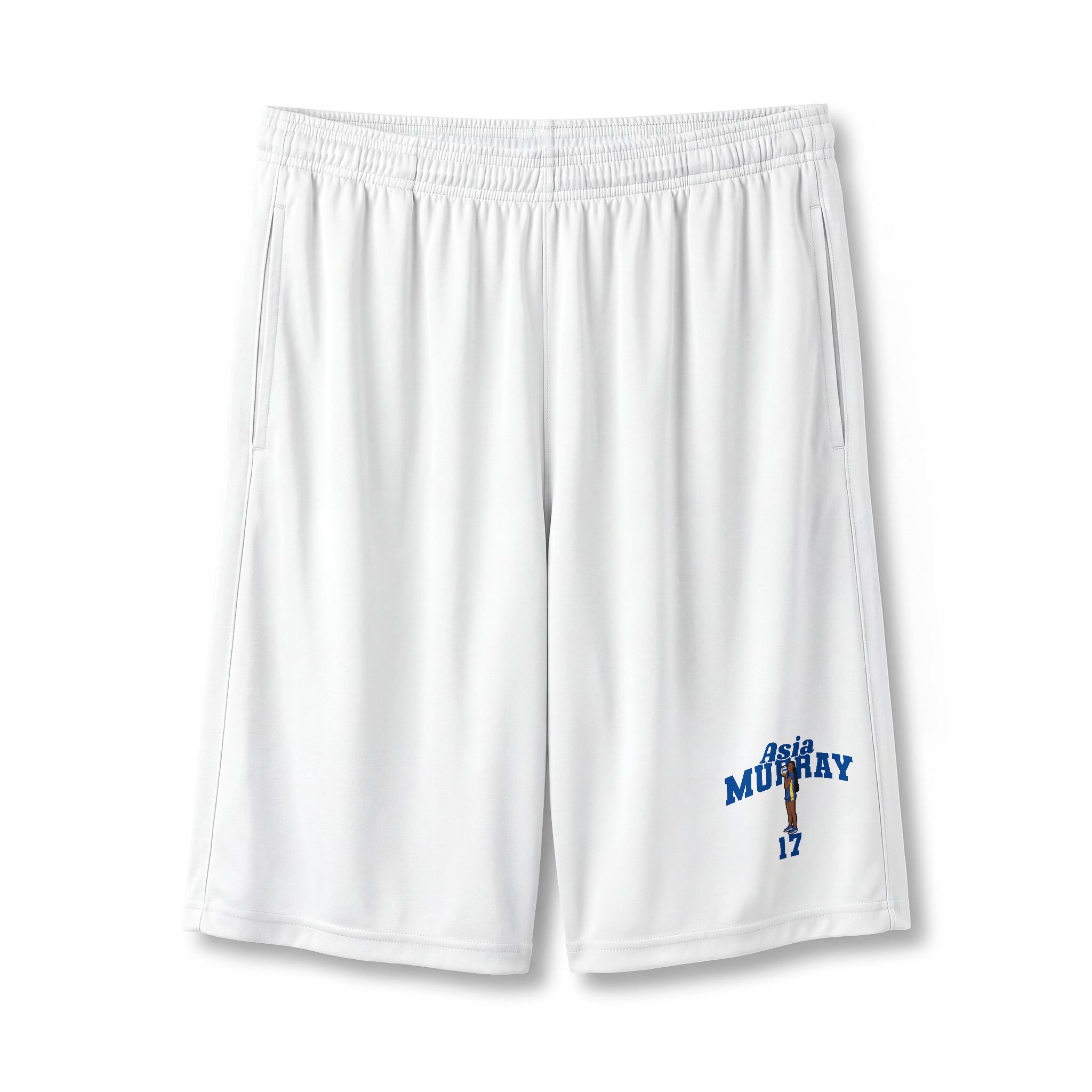Shorts — character_signature_arch in White