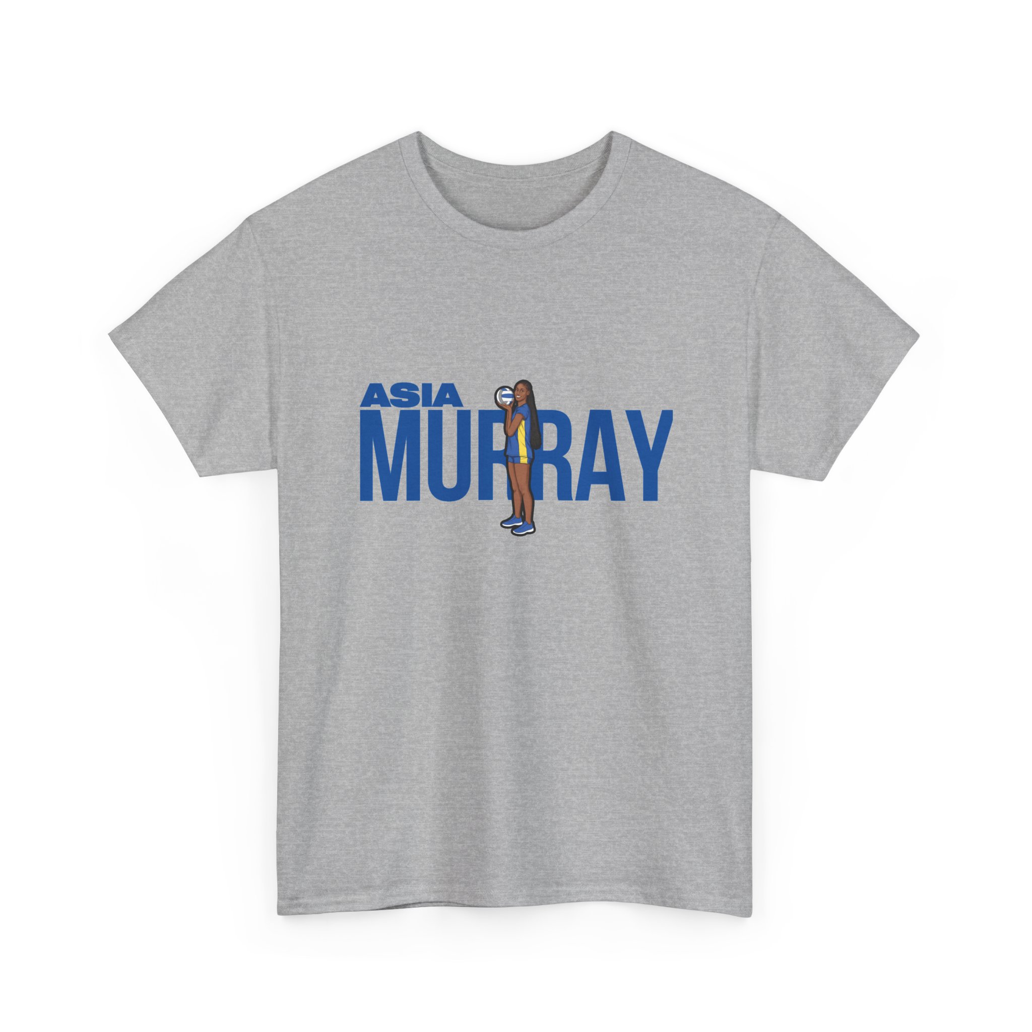 Tee — character_player_name in Grey