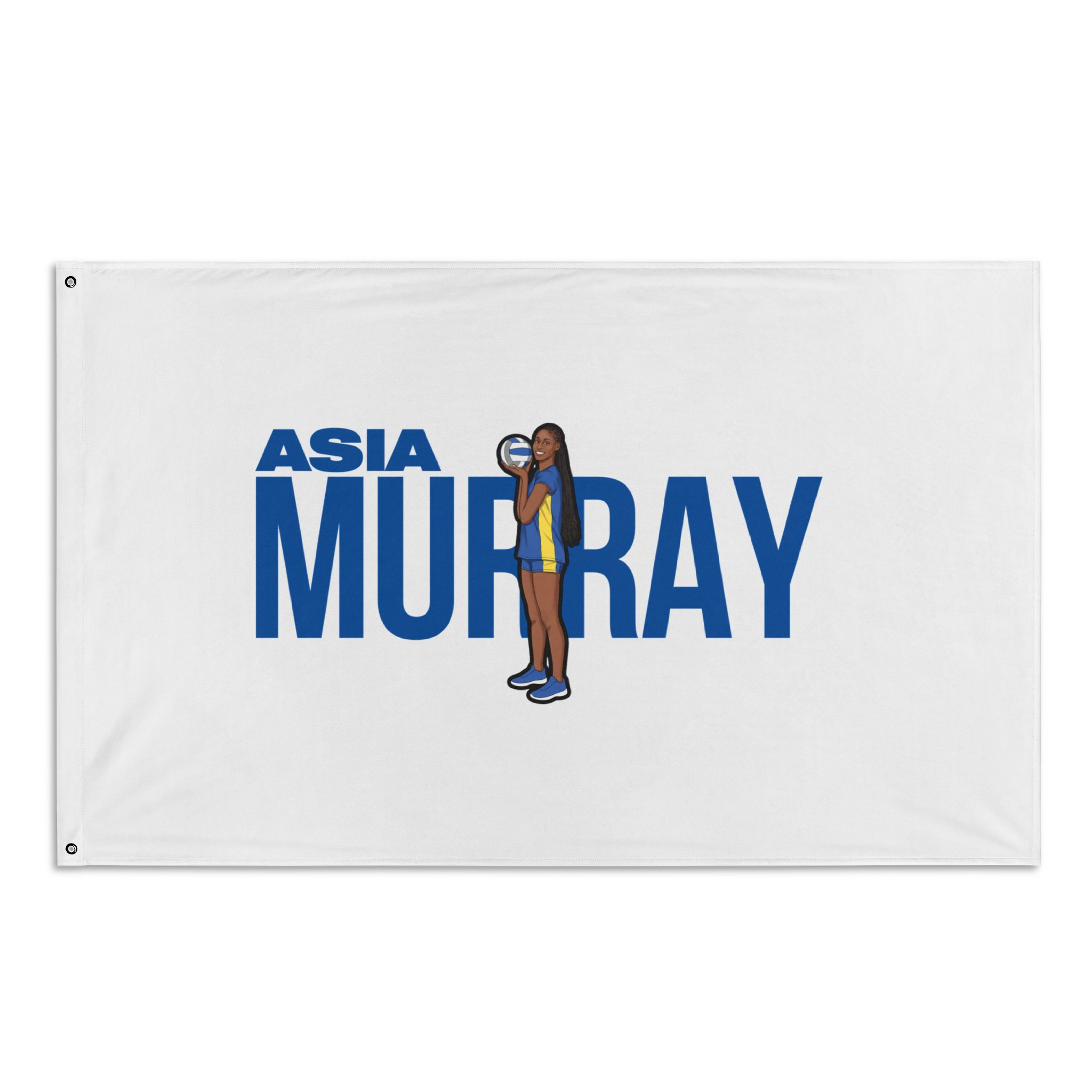 Flag (35 × 56 in) — character_player_name in Classic