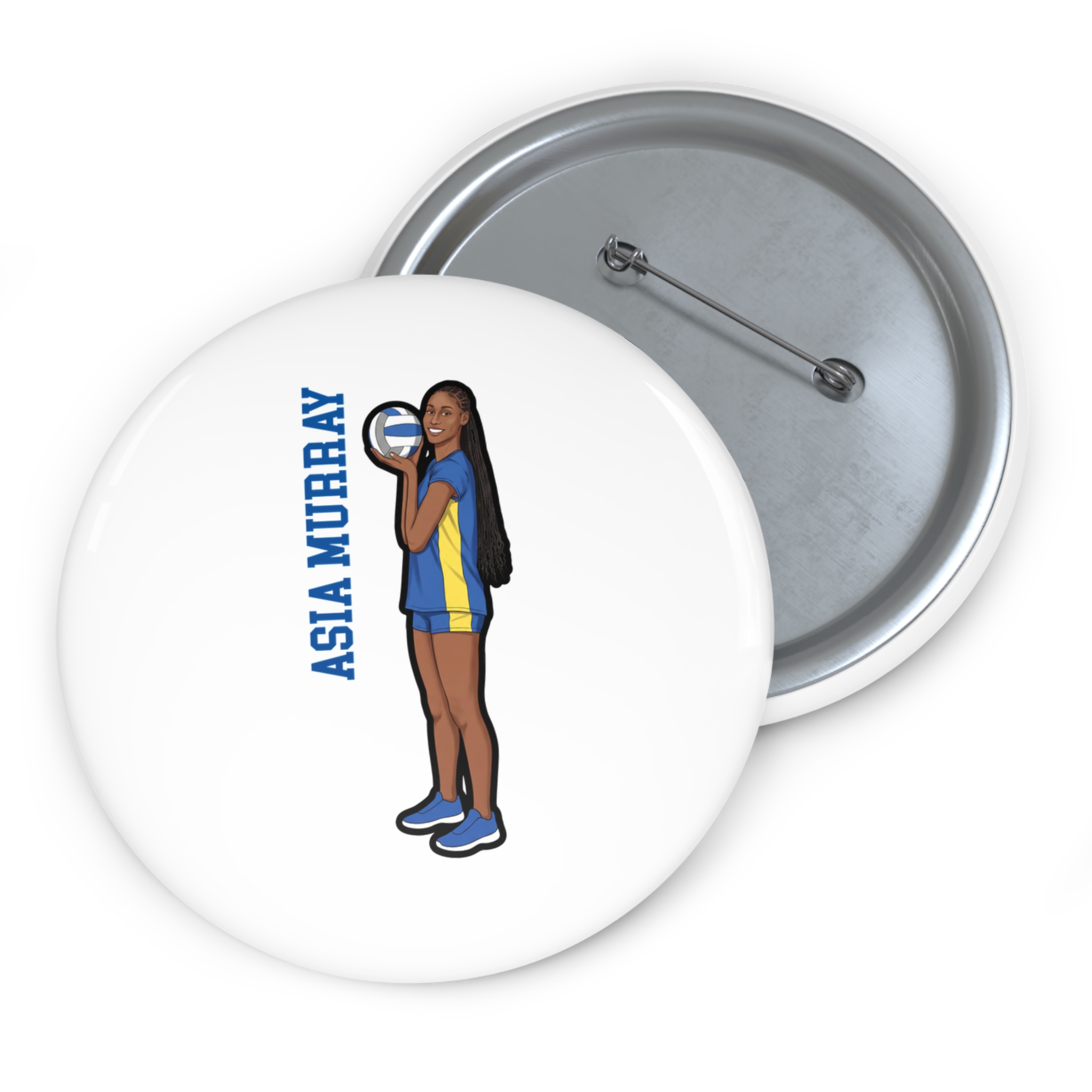 Game Day Pin — character_name_vertical in Classic