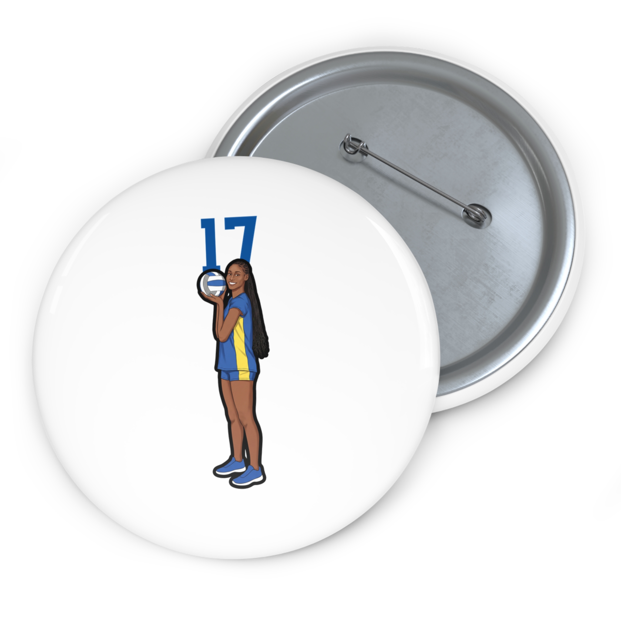 Game Day Pin — character_number_top in Classic