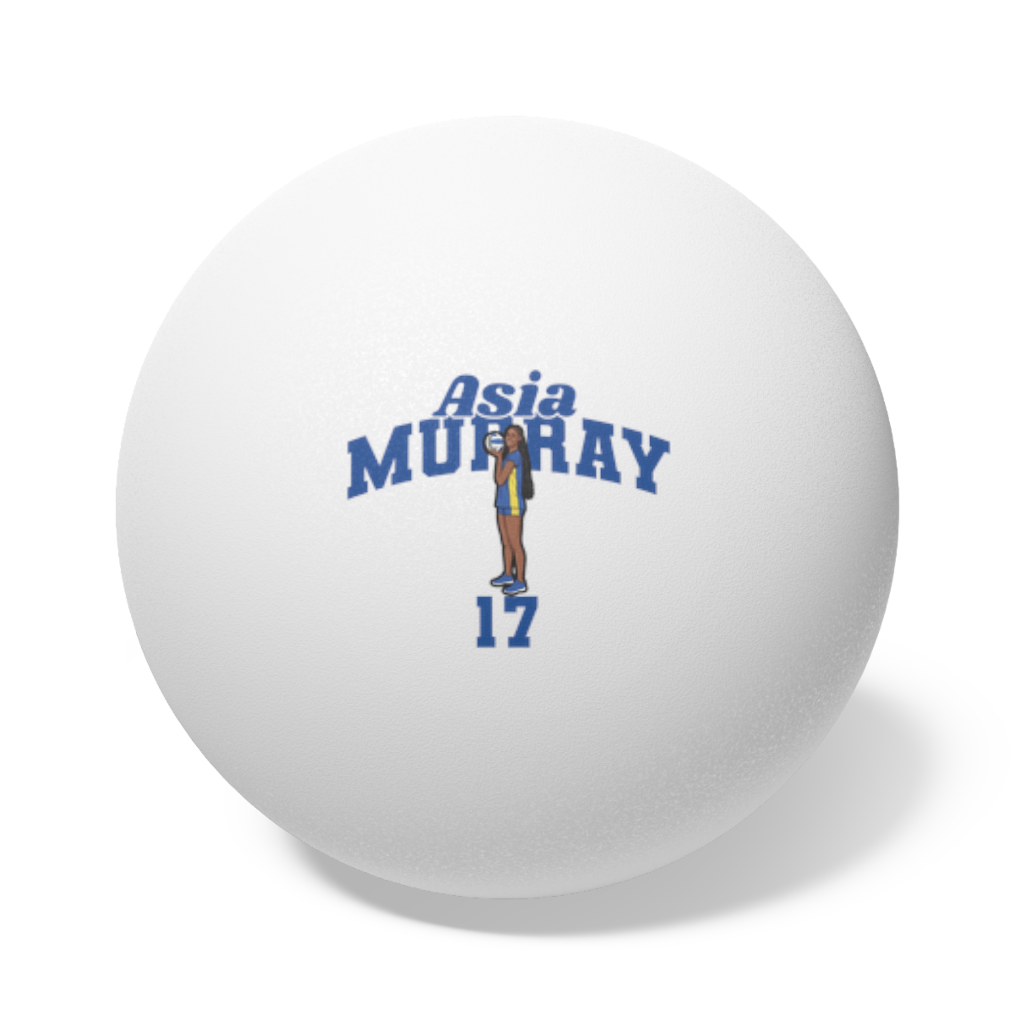 Ping Pong Balls, 6 pcs — character_signature_arch in White