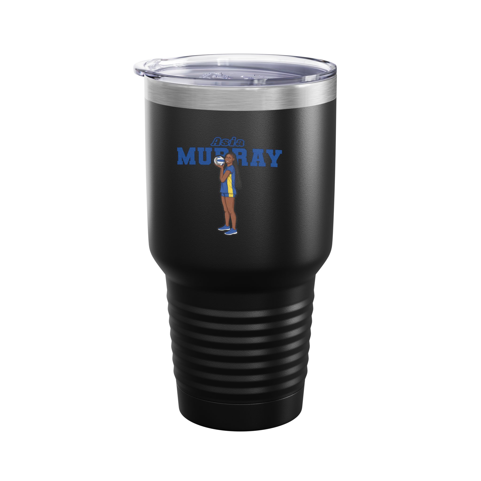 30oz Tumbler — character_name_arch in Black