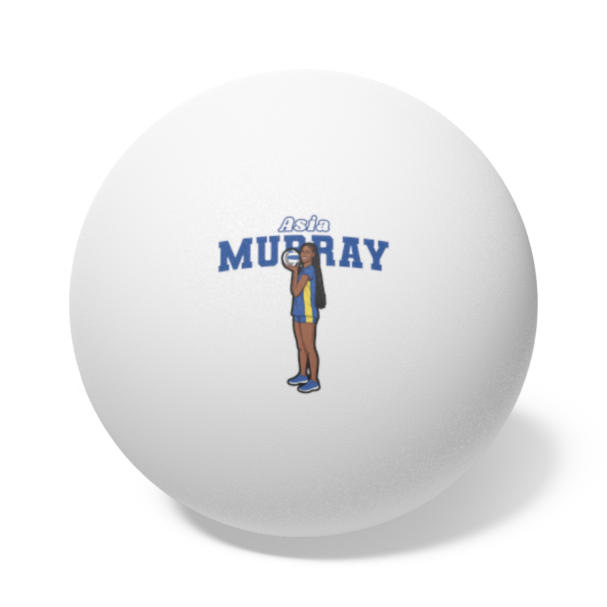 Ping Pong Balls, 6 pcs — character_name_arch in White