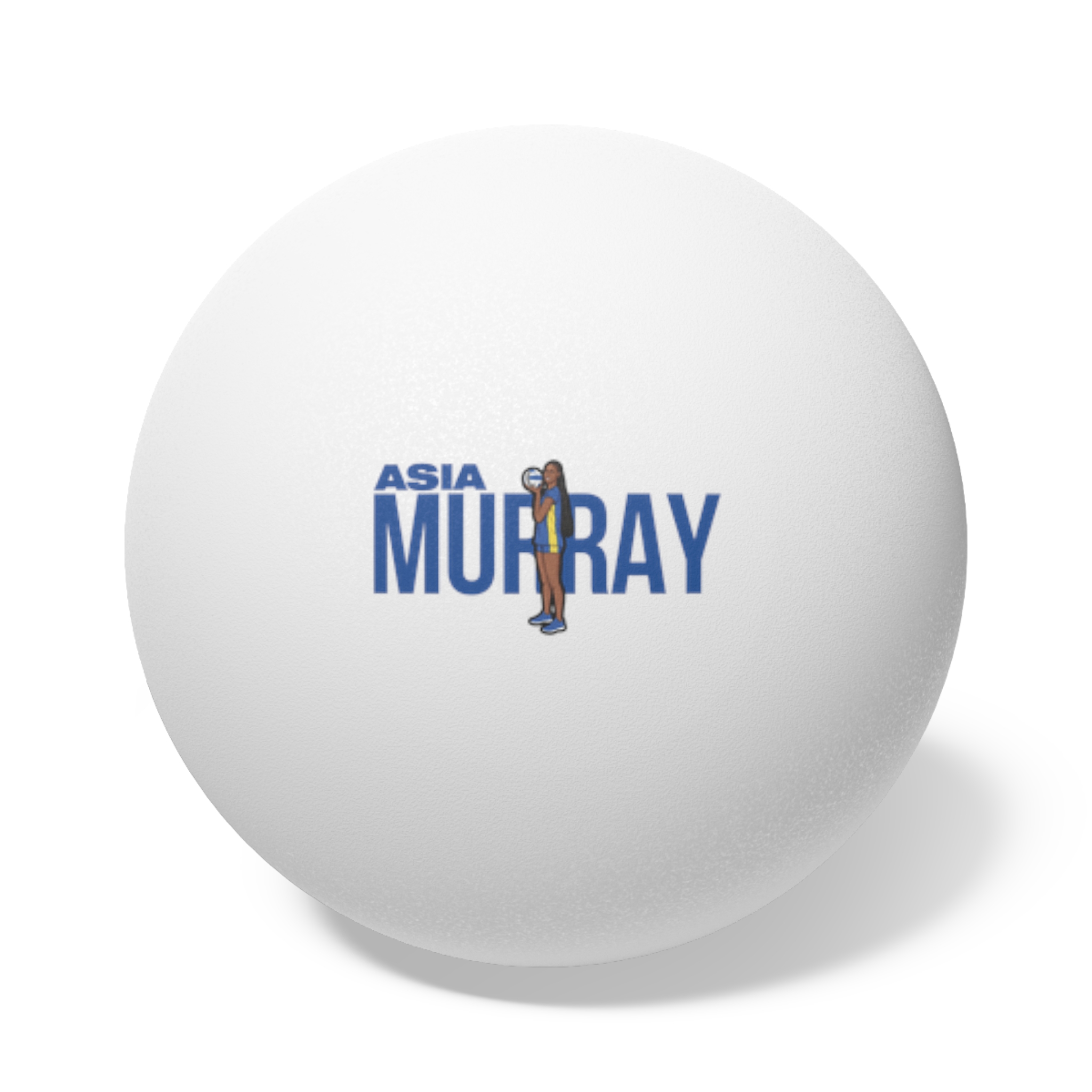 Ping Pong Balls, 6 pcs — character_player_name in White
