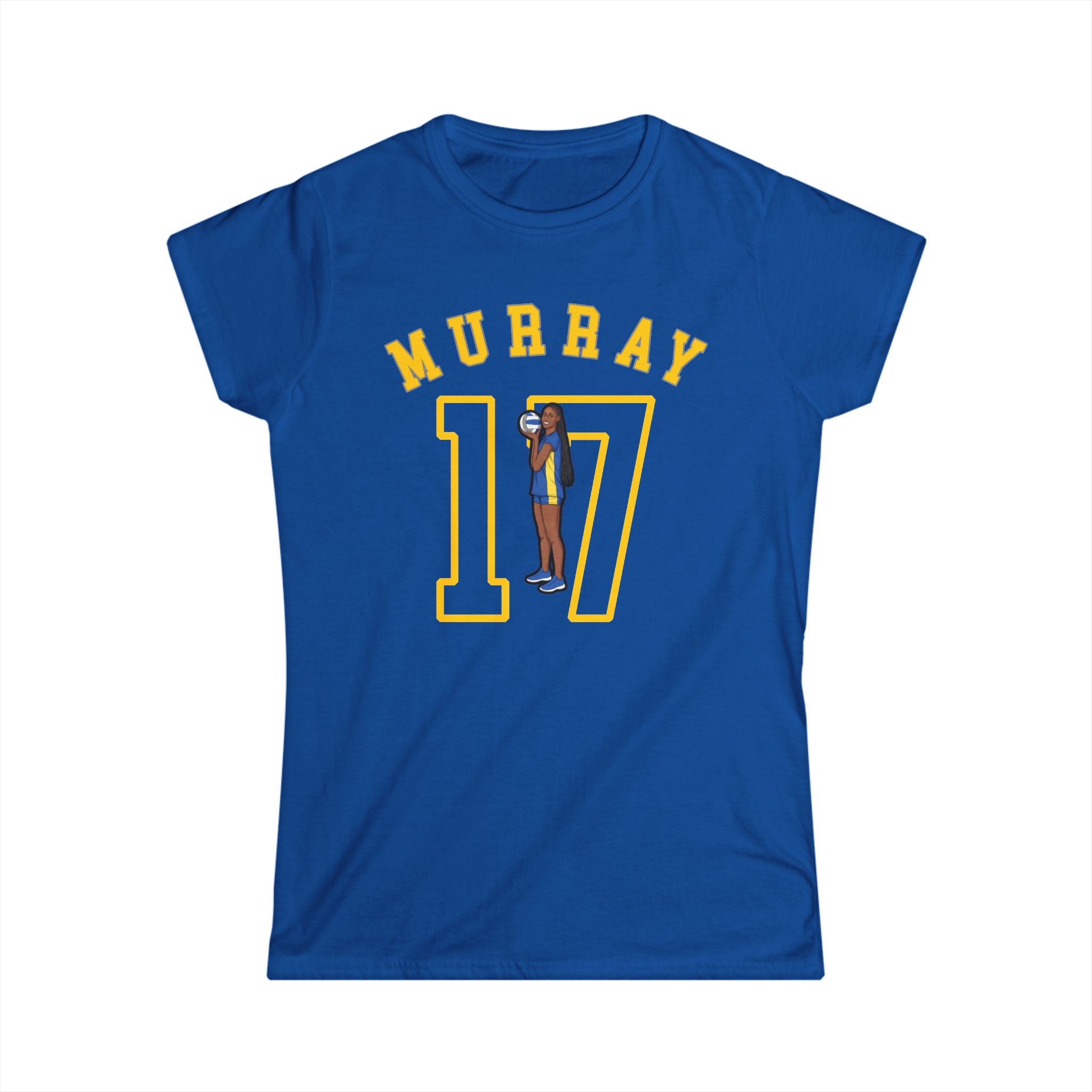 Women's Softstyle Tee — character_shirsey_arch in Royal