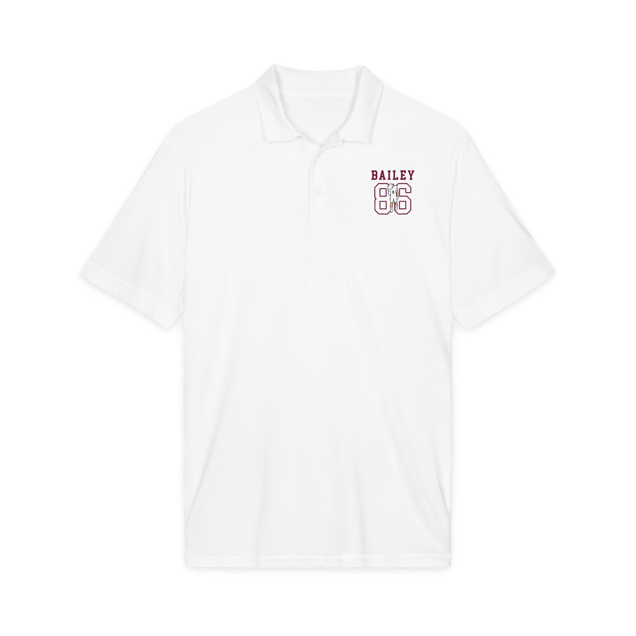 Polo — character_shirsey in White