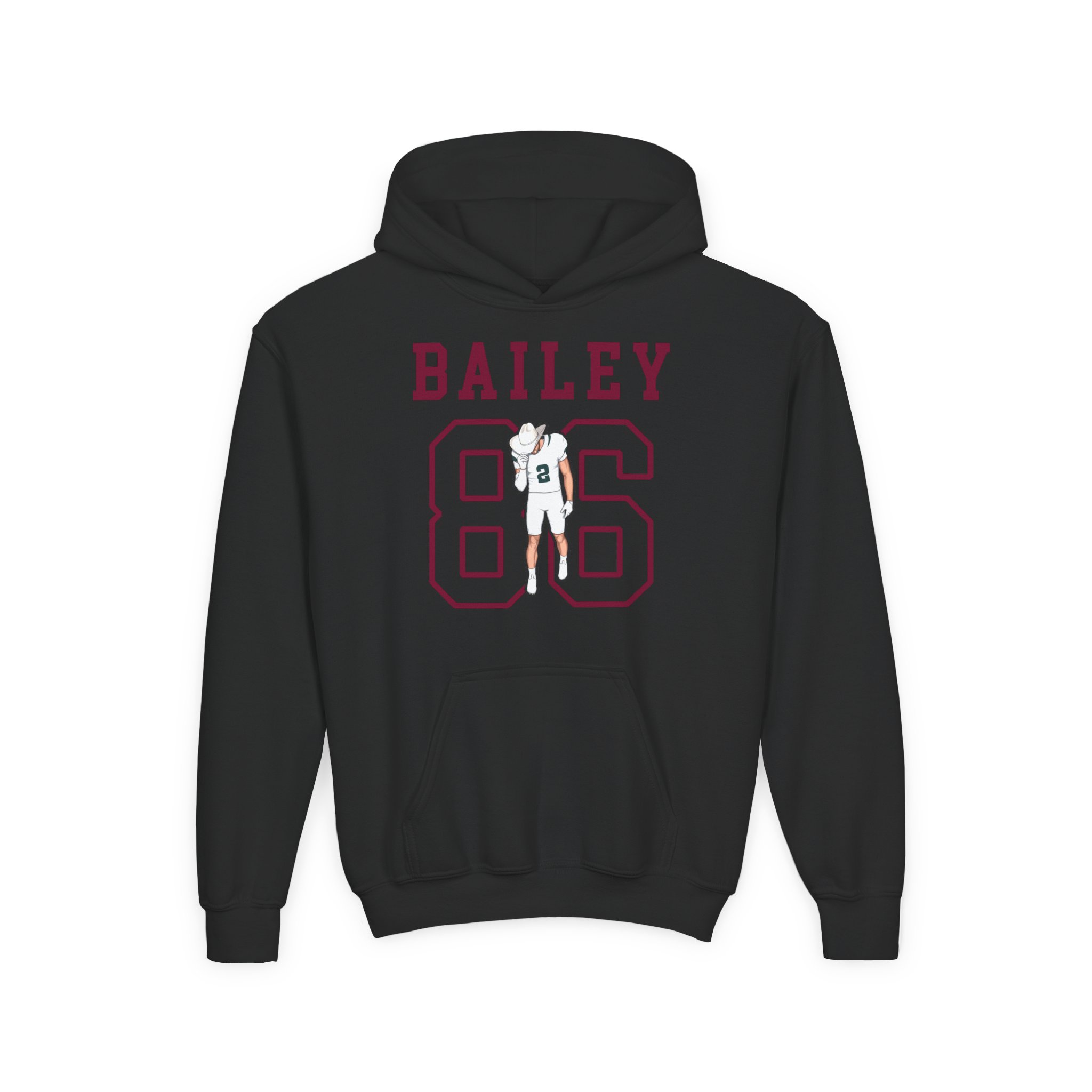 Youth Hoodie — character_shirsey in Black