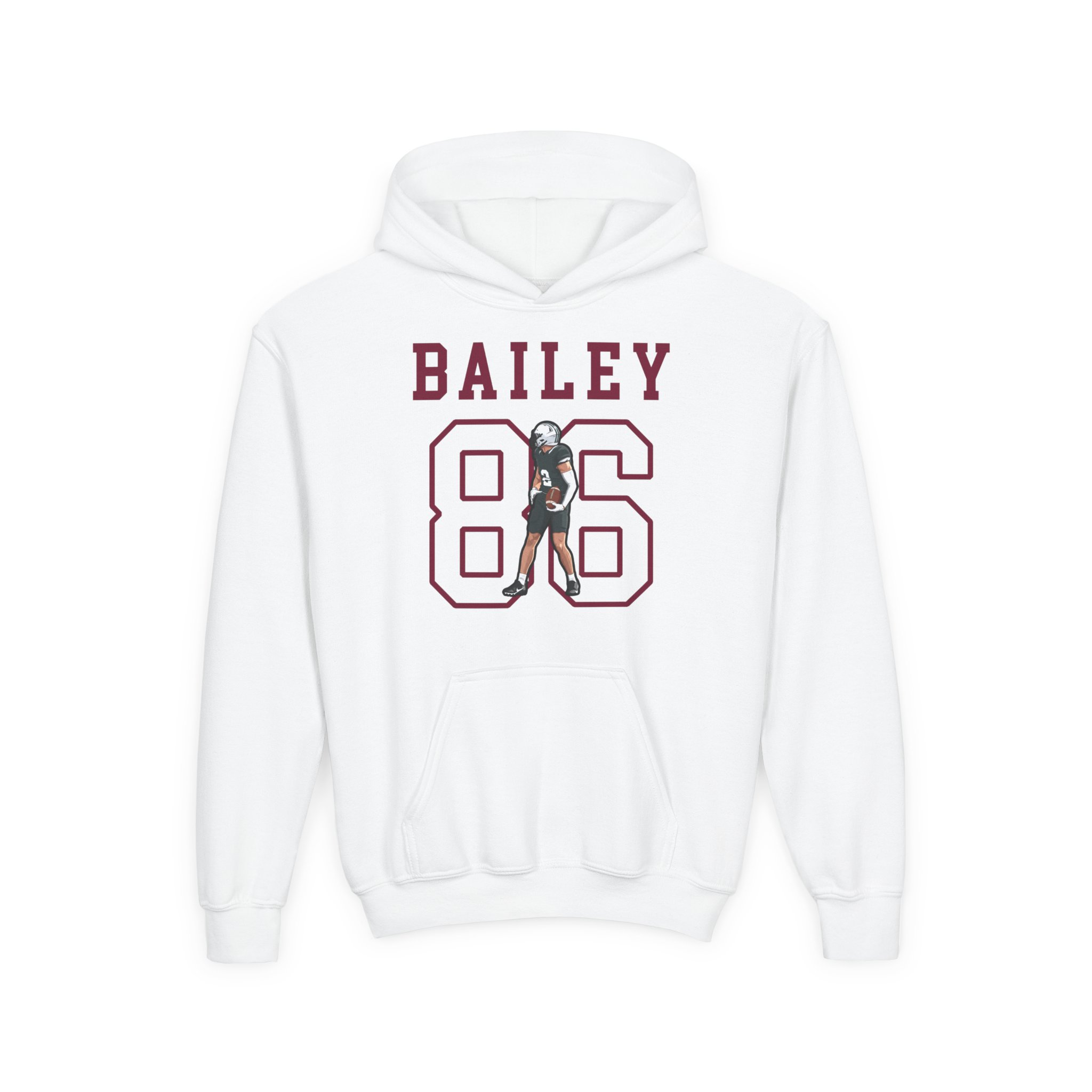 Youth Hoodie — character_shirsey in White