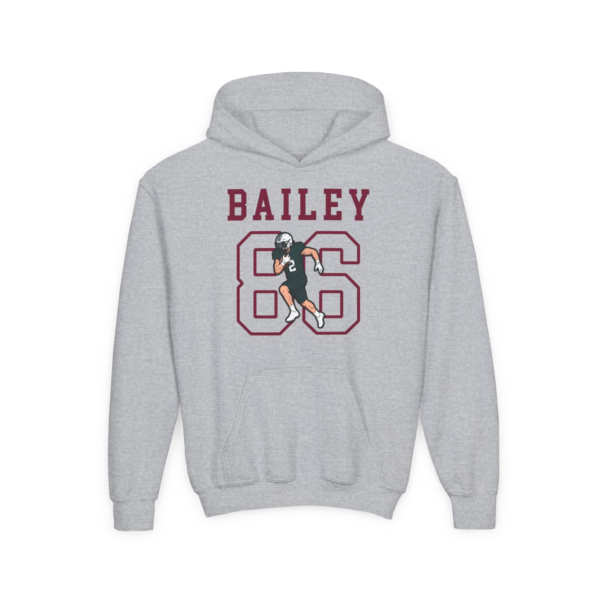 Youth Hoodie — character_shirsey in Grey