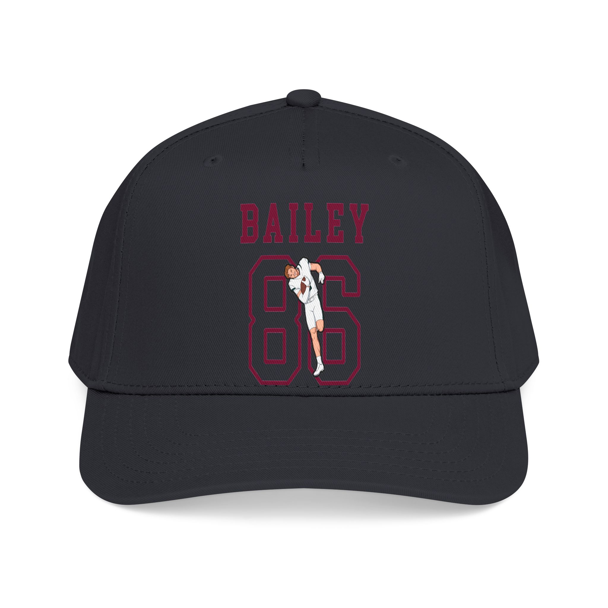 Baseball Cap — character_shirsey in Black