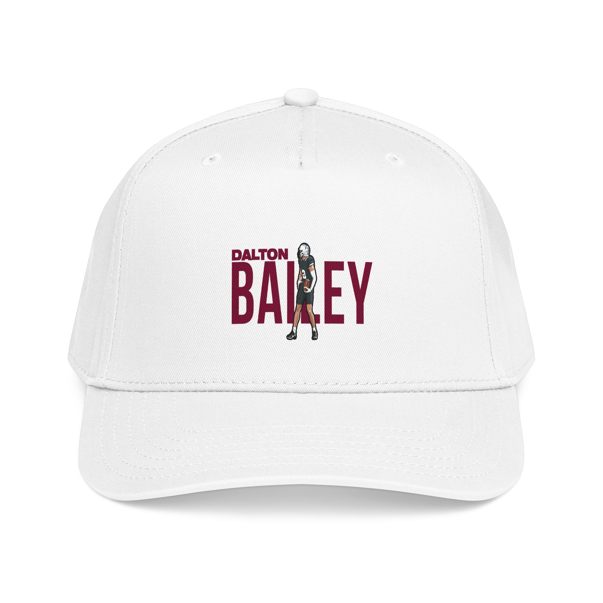 Baseball Cap — character_player_name in White