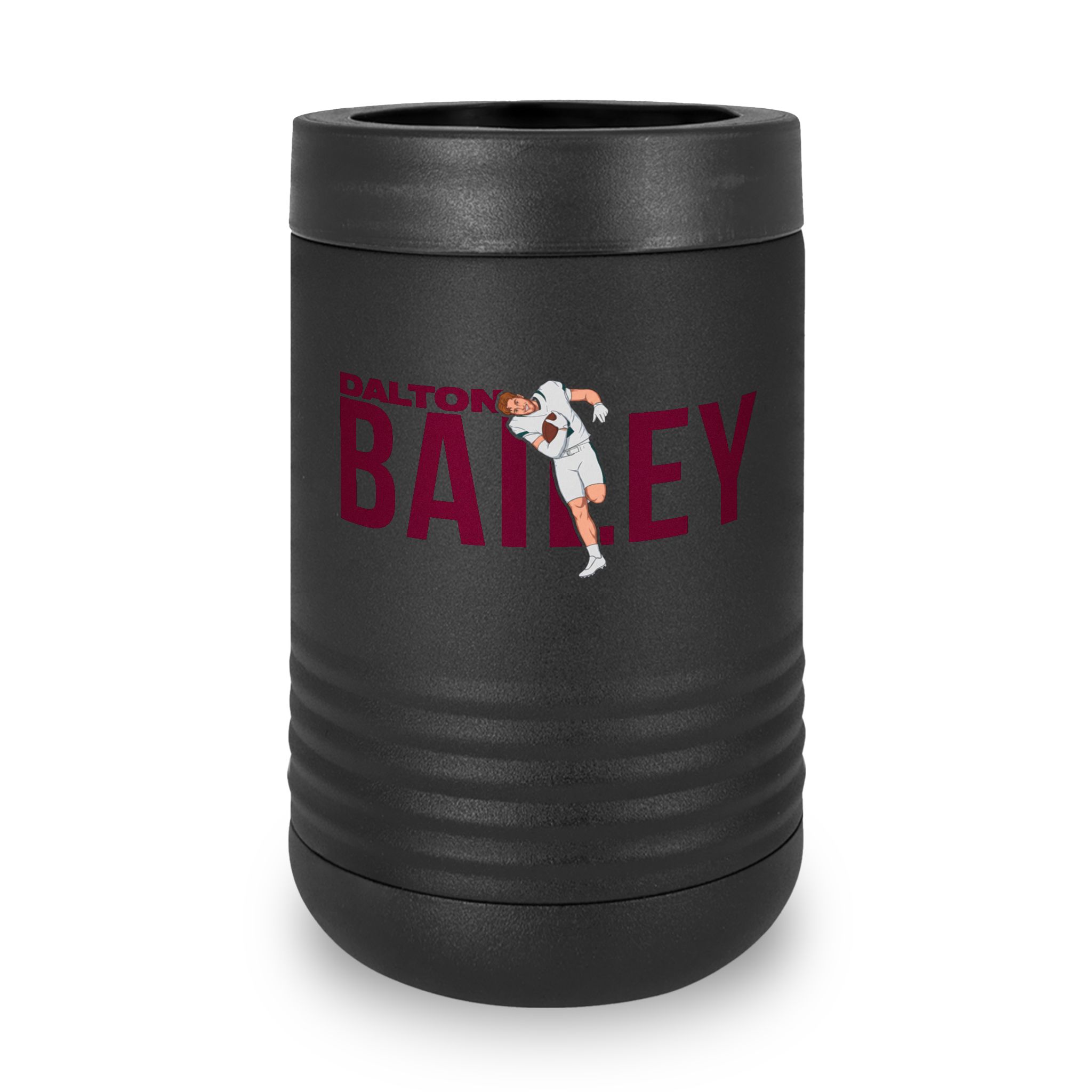Stainless Can Cooler — character_player_name in Black