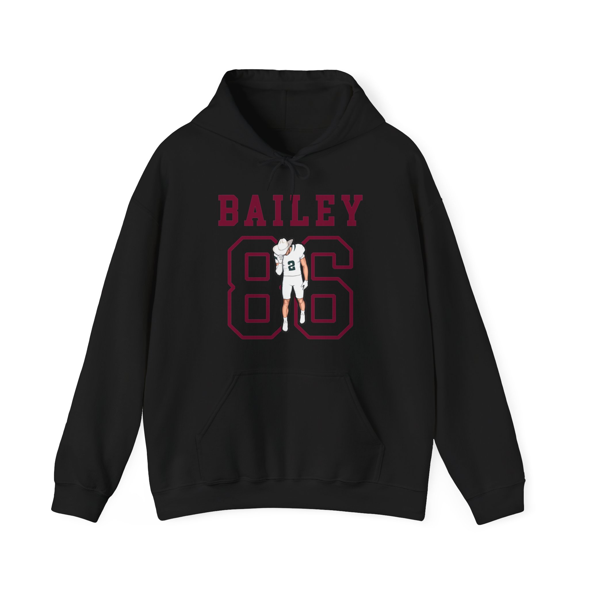 Hoodie — character_shirsey in Black