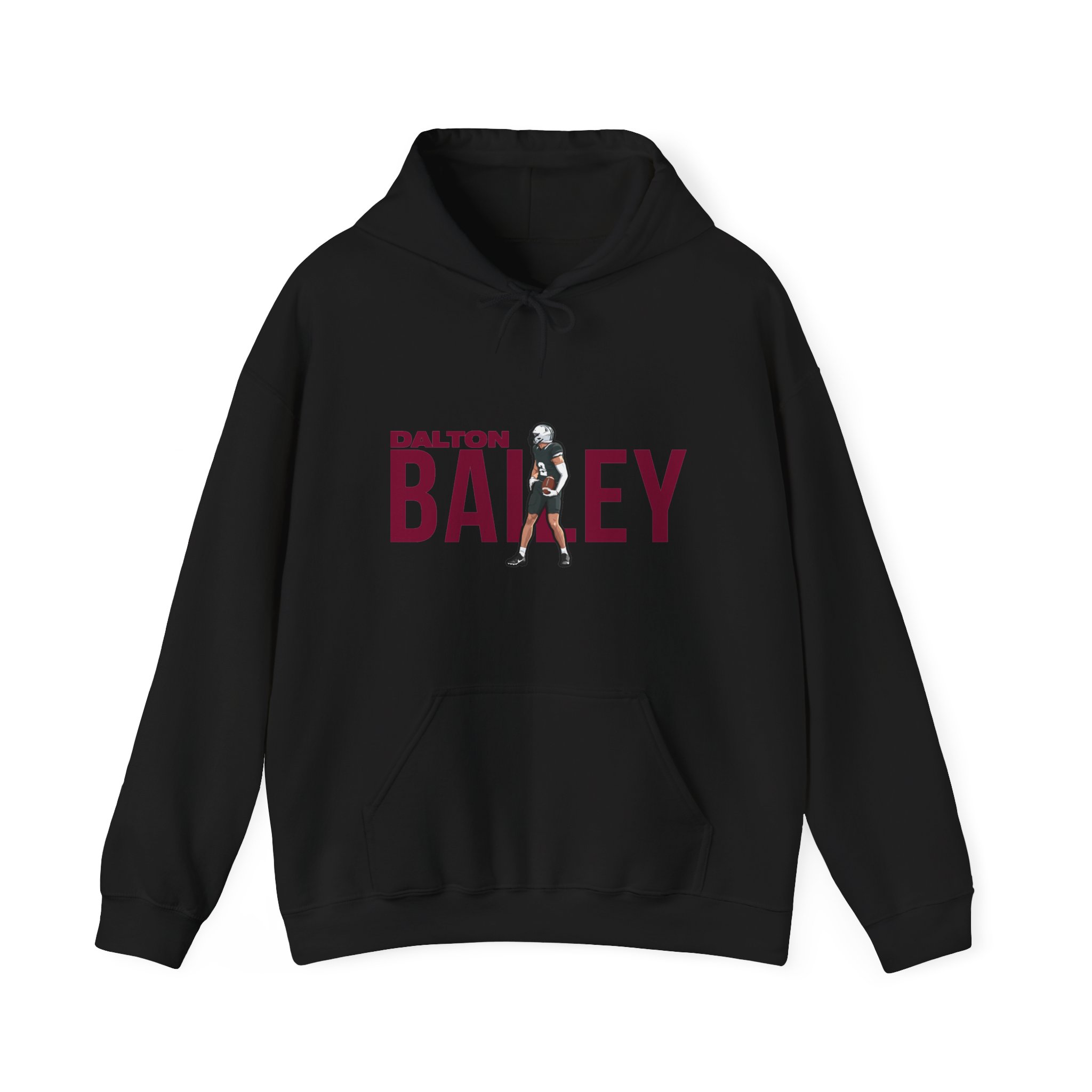 Hoodie — character_player_name in Black