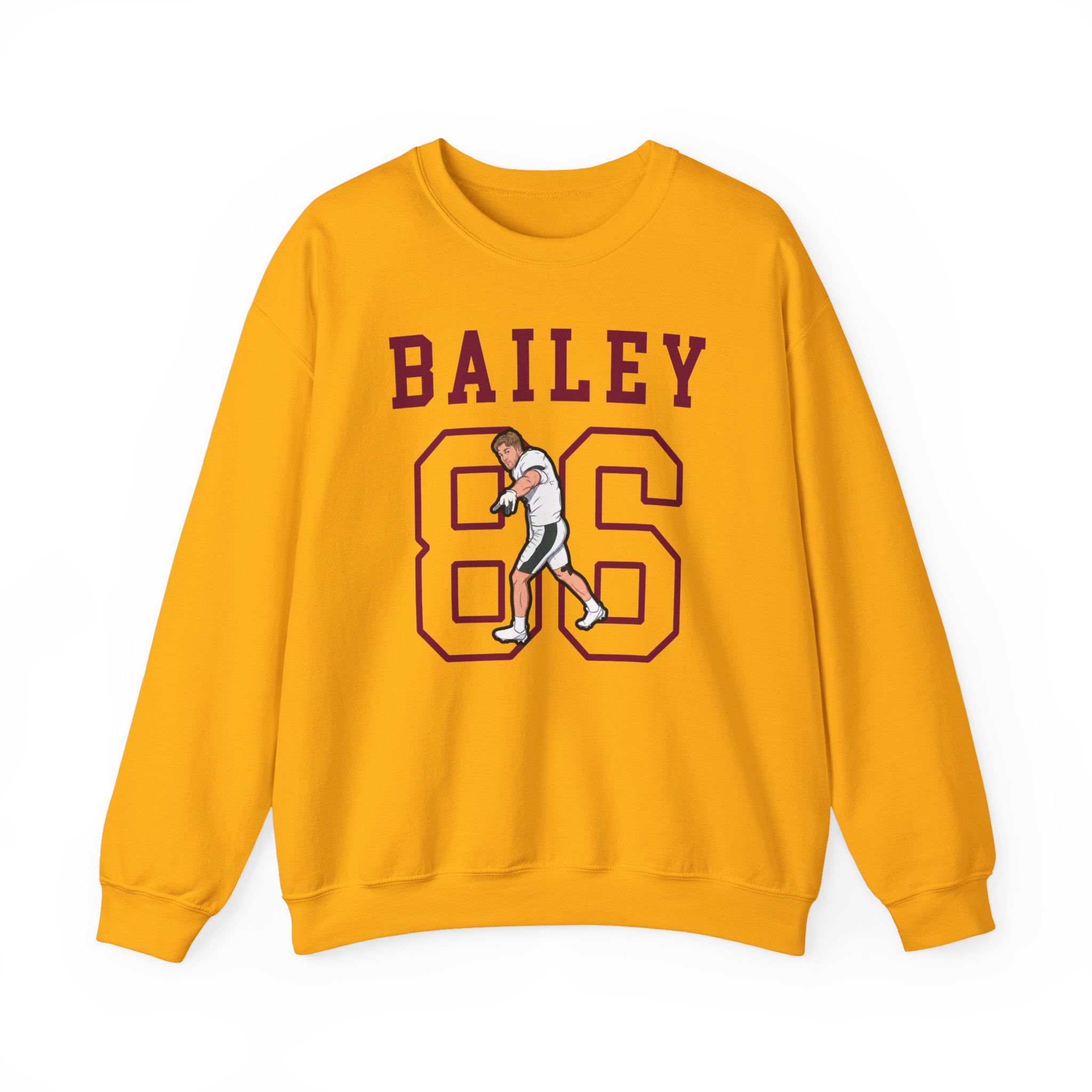 Crewneck Sweatshirt — character_shirsey in Gold