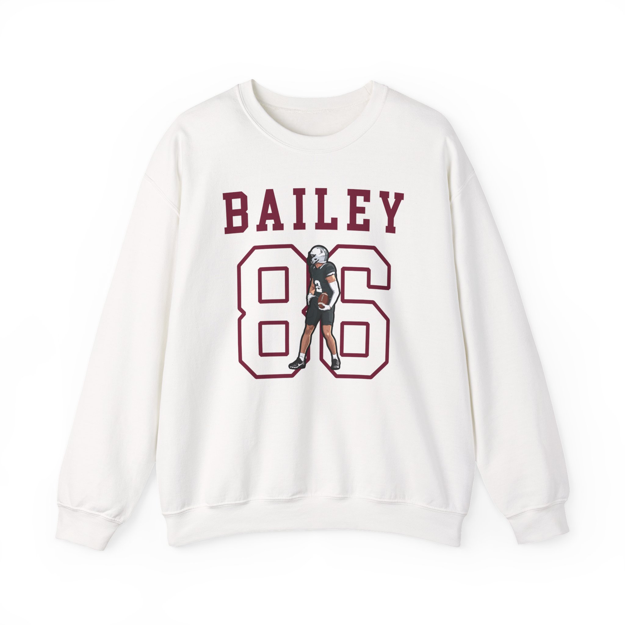 Crewneck Sweatshirt — character_shirsey in White
