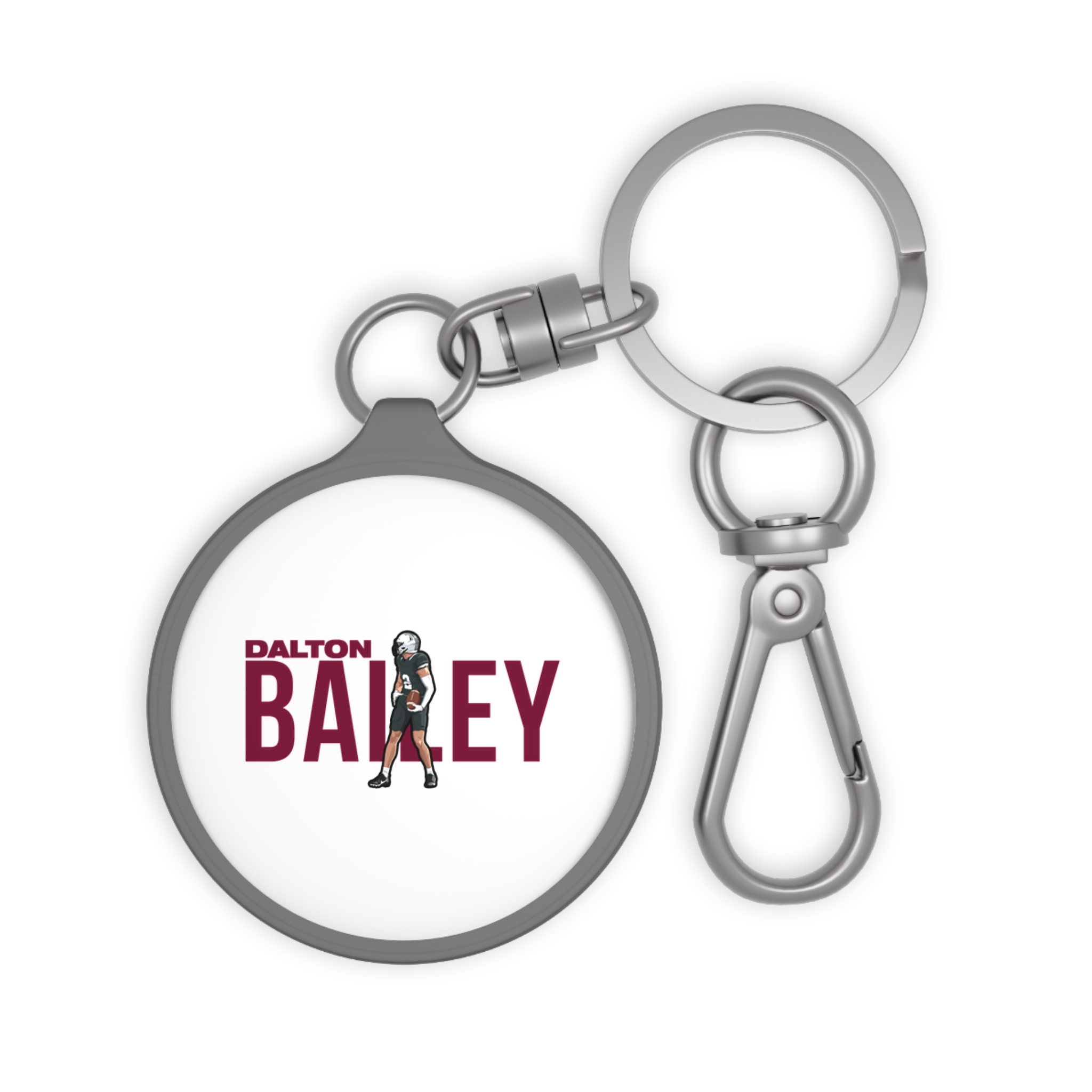 Keychain — character_player_name in Grey