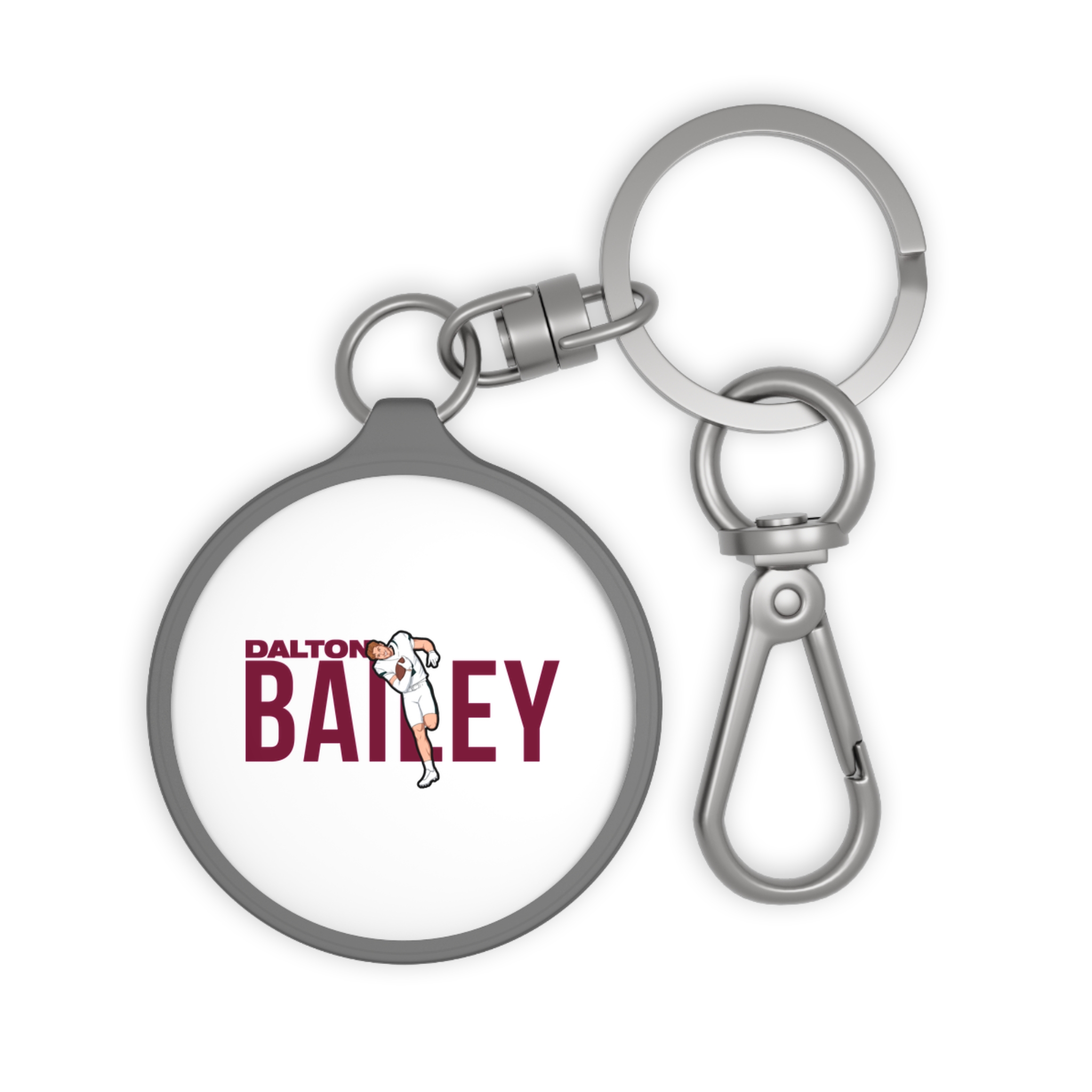 Keychain — character_player_name in Grey