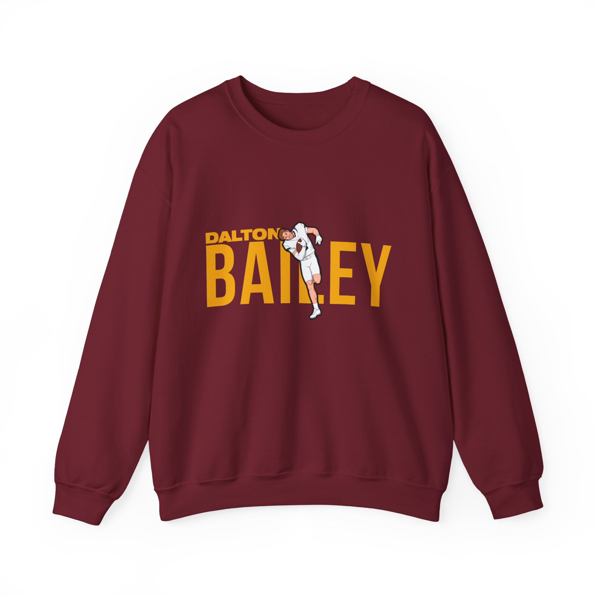 Crewneck Sweatshirt — character_player_name in Garnet