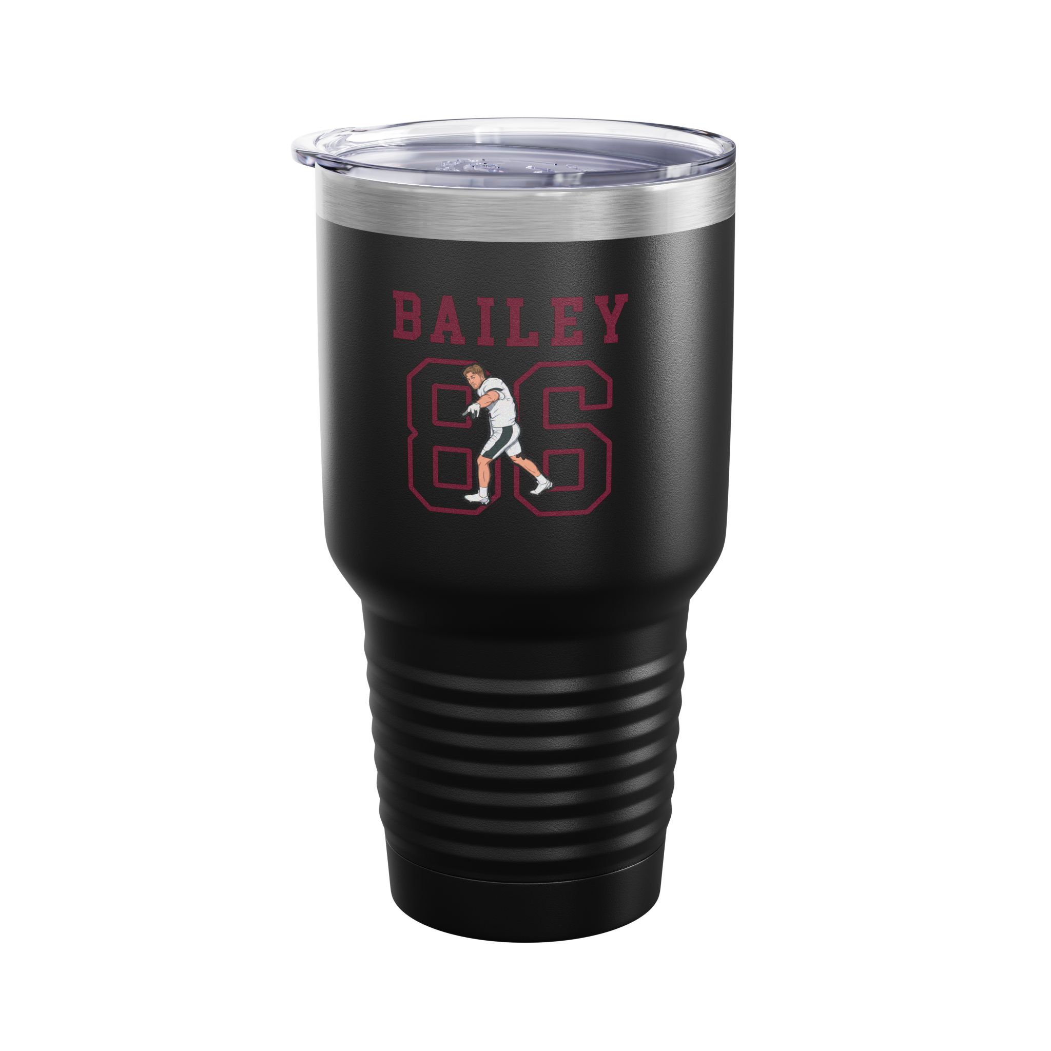 30oz Tumbler — character_shirsey in Black