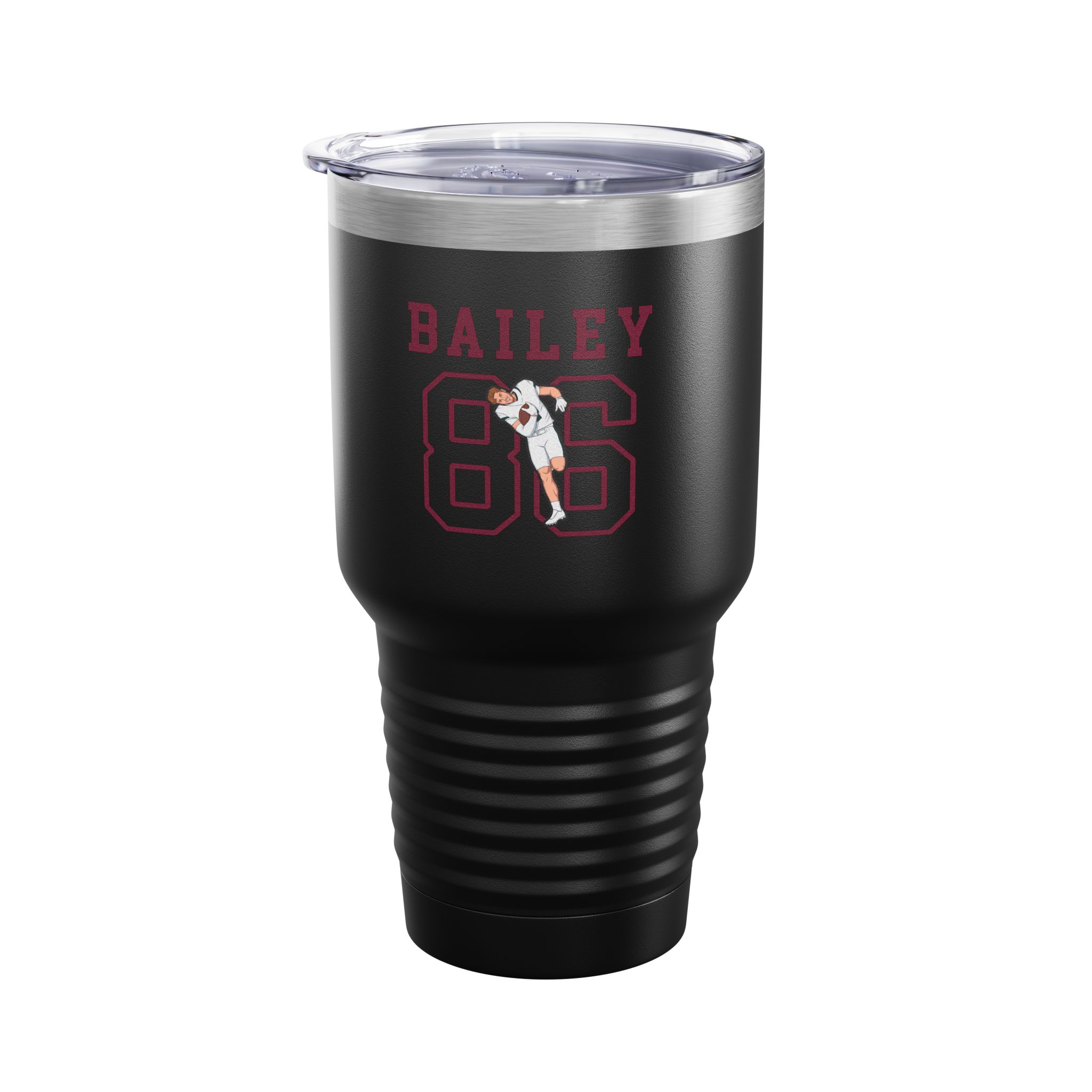 30oz Tumbler — character_shirsey in Black