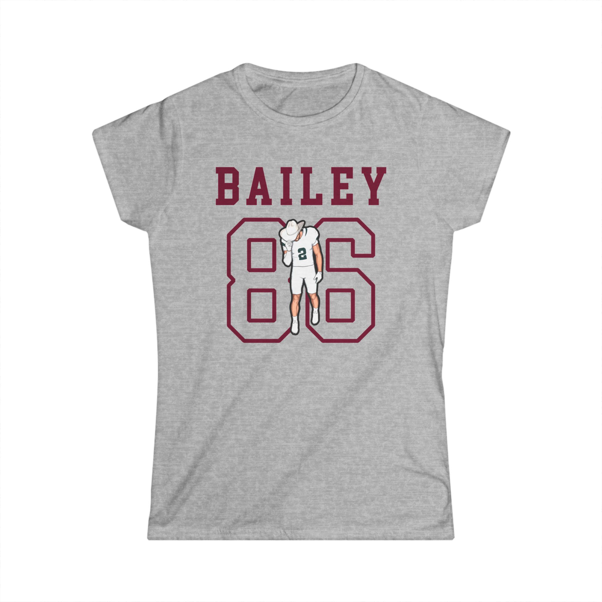 Women's Softstyle Tee — character_shirsey in Grey