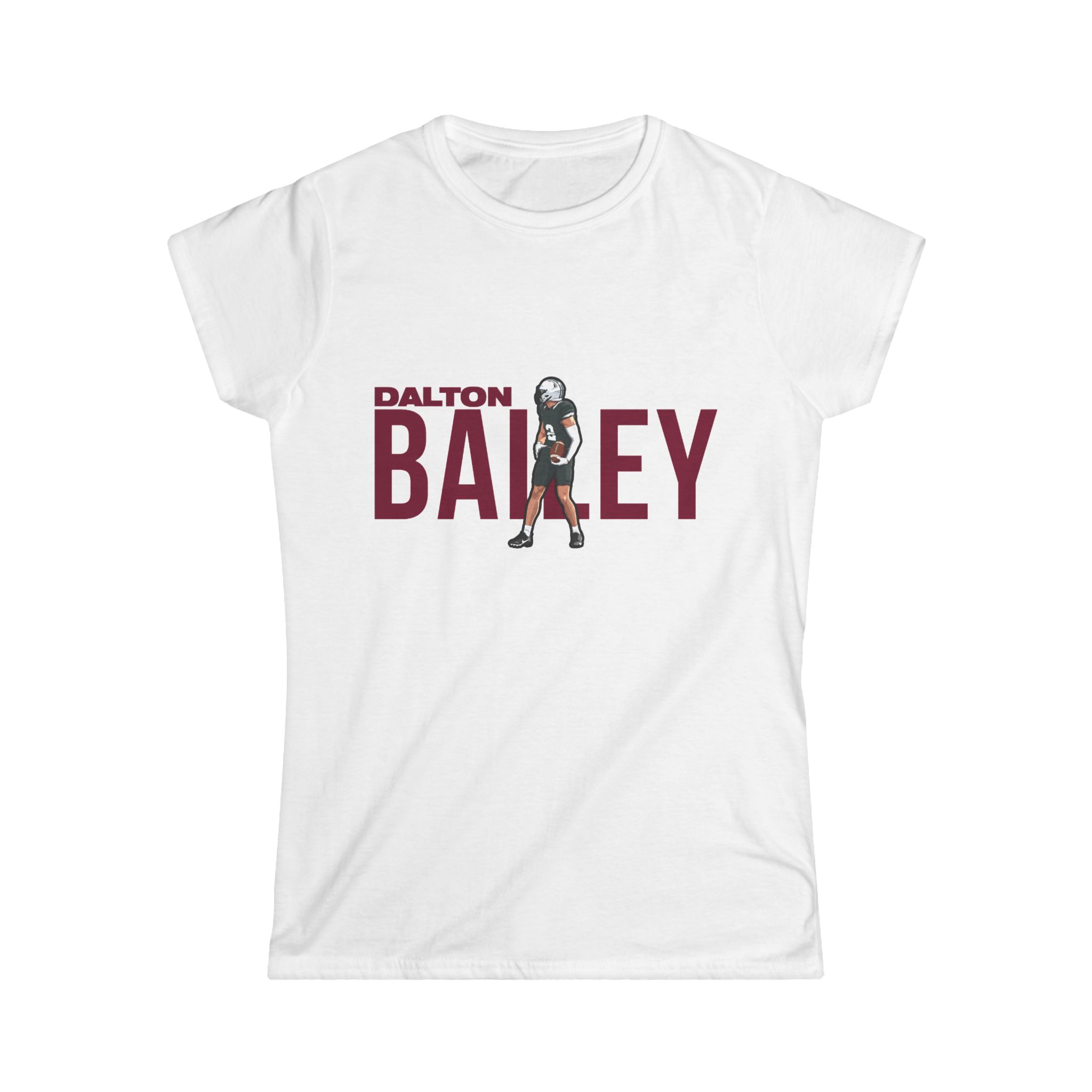 Women's Softstyle Tee — character_player_name in White