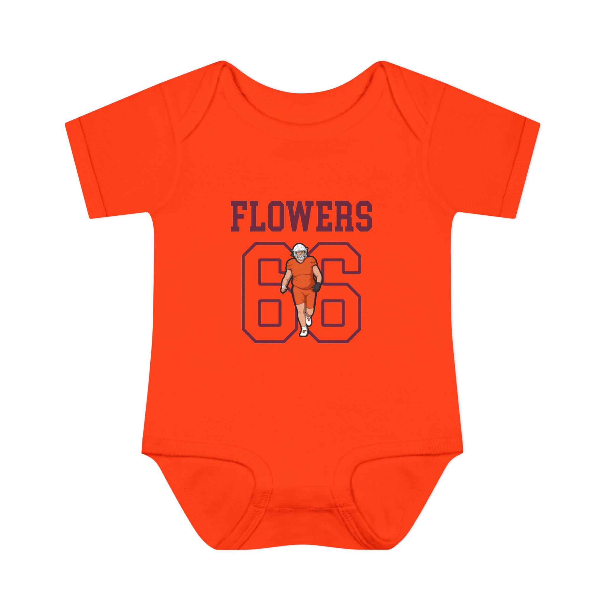 Baby Onesie — character_shirsey in Orange