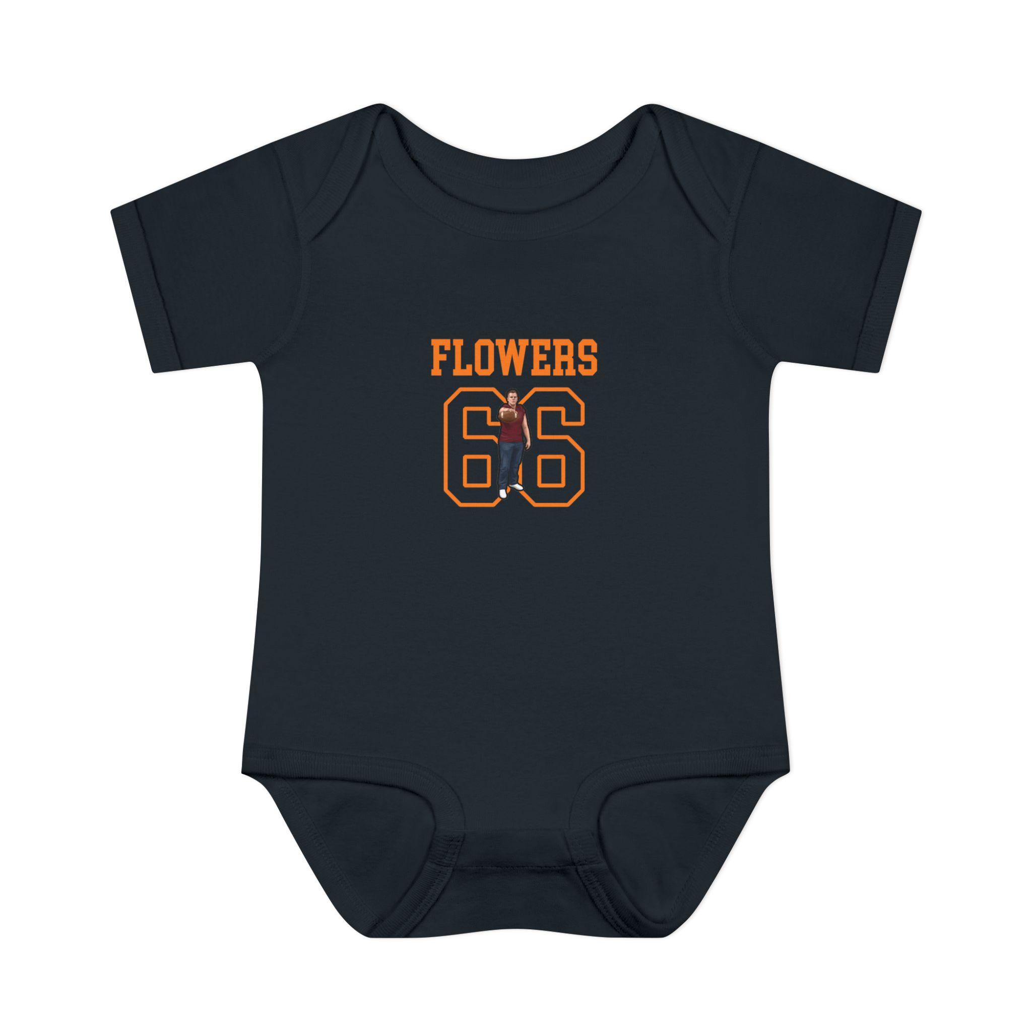 Baby Onesie — character_shirsey in Black