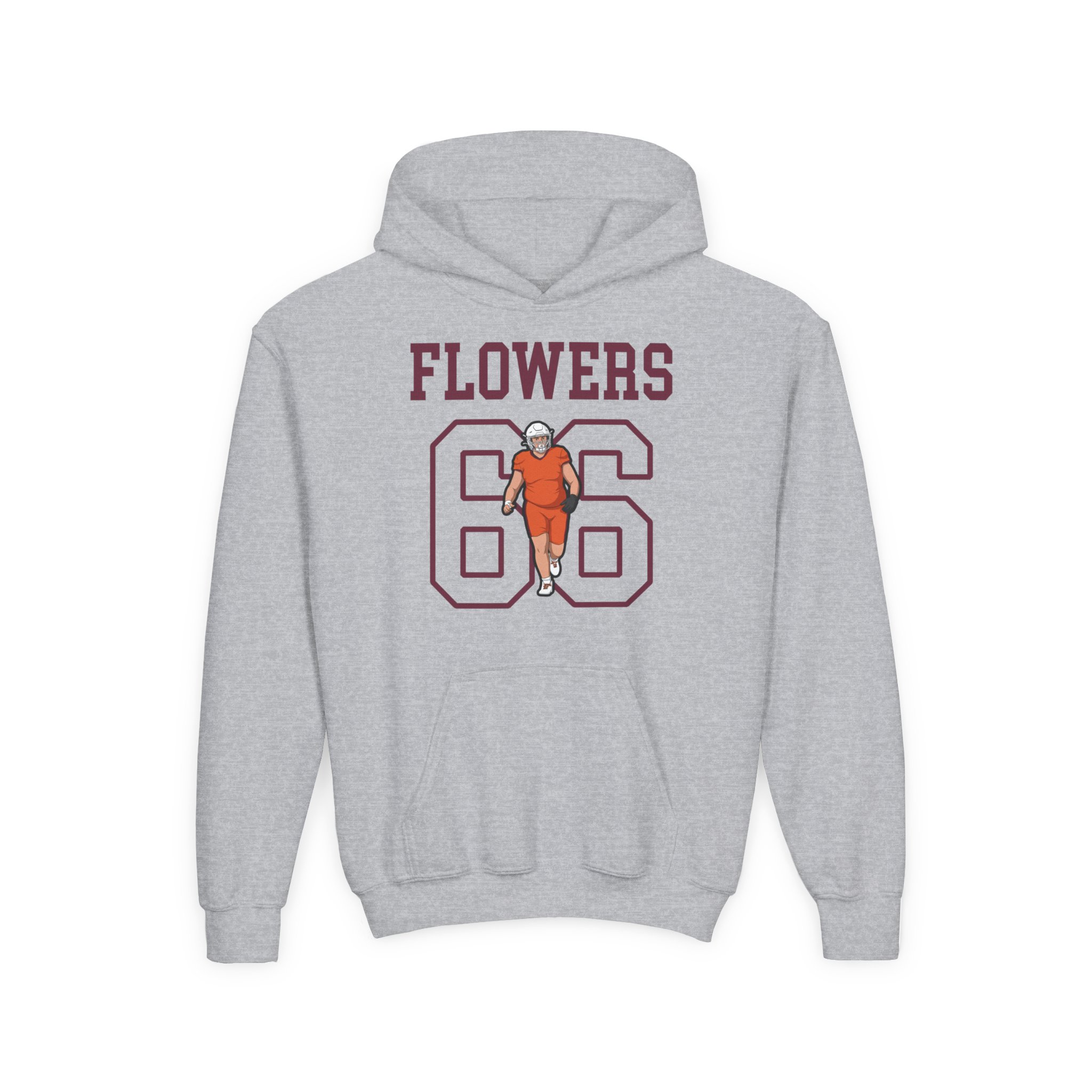 Youth Hoodie — character_shirsey in Grey