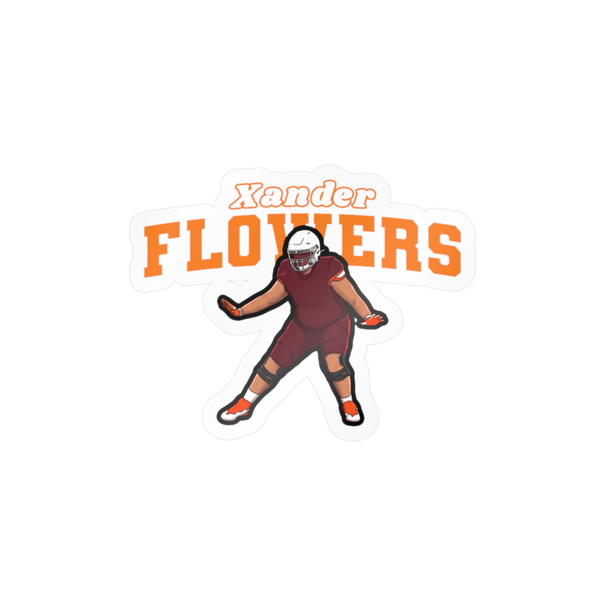 Vinyl Sticker — character_name_arch in Classic