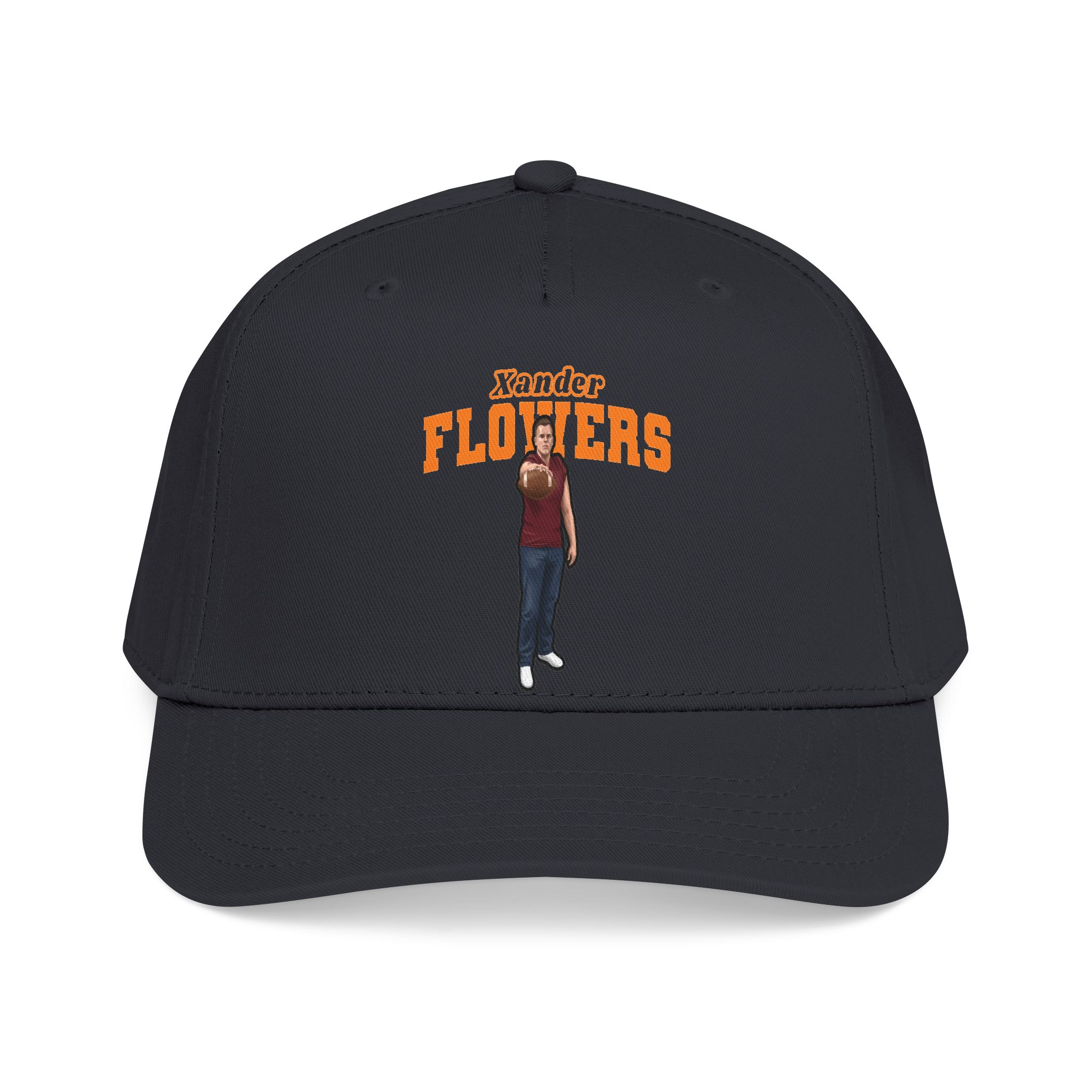 Baseball Cap — character_name_arch in Black