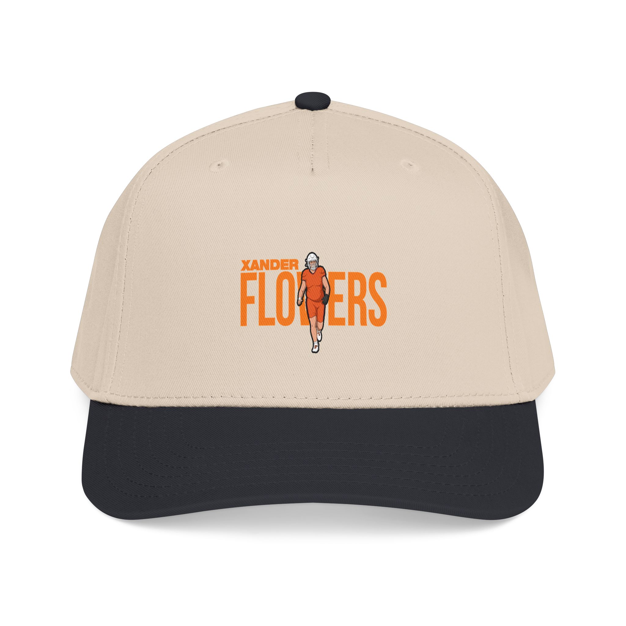Baseball Cap — character_player_name in Black / Natural