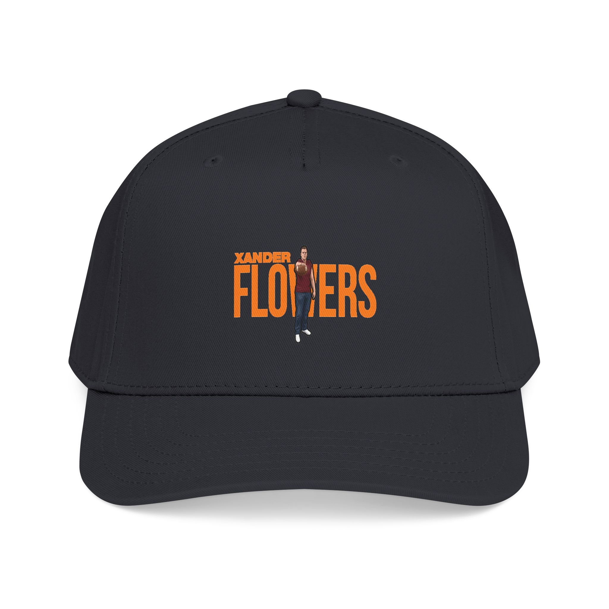 Baseball Cap — character_player_name in Black