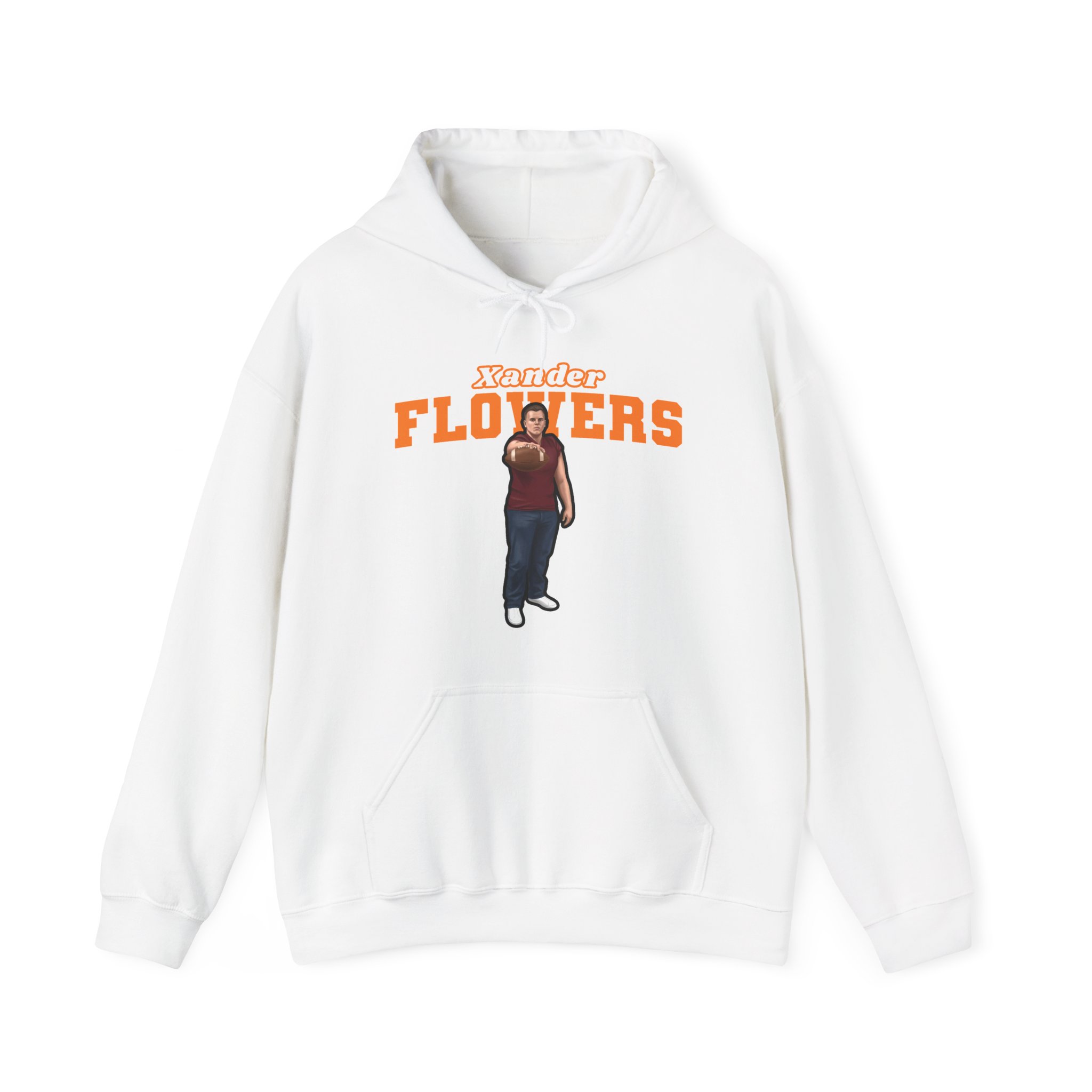 Hoodie — character_name_arch in White
