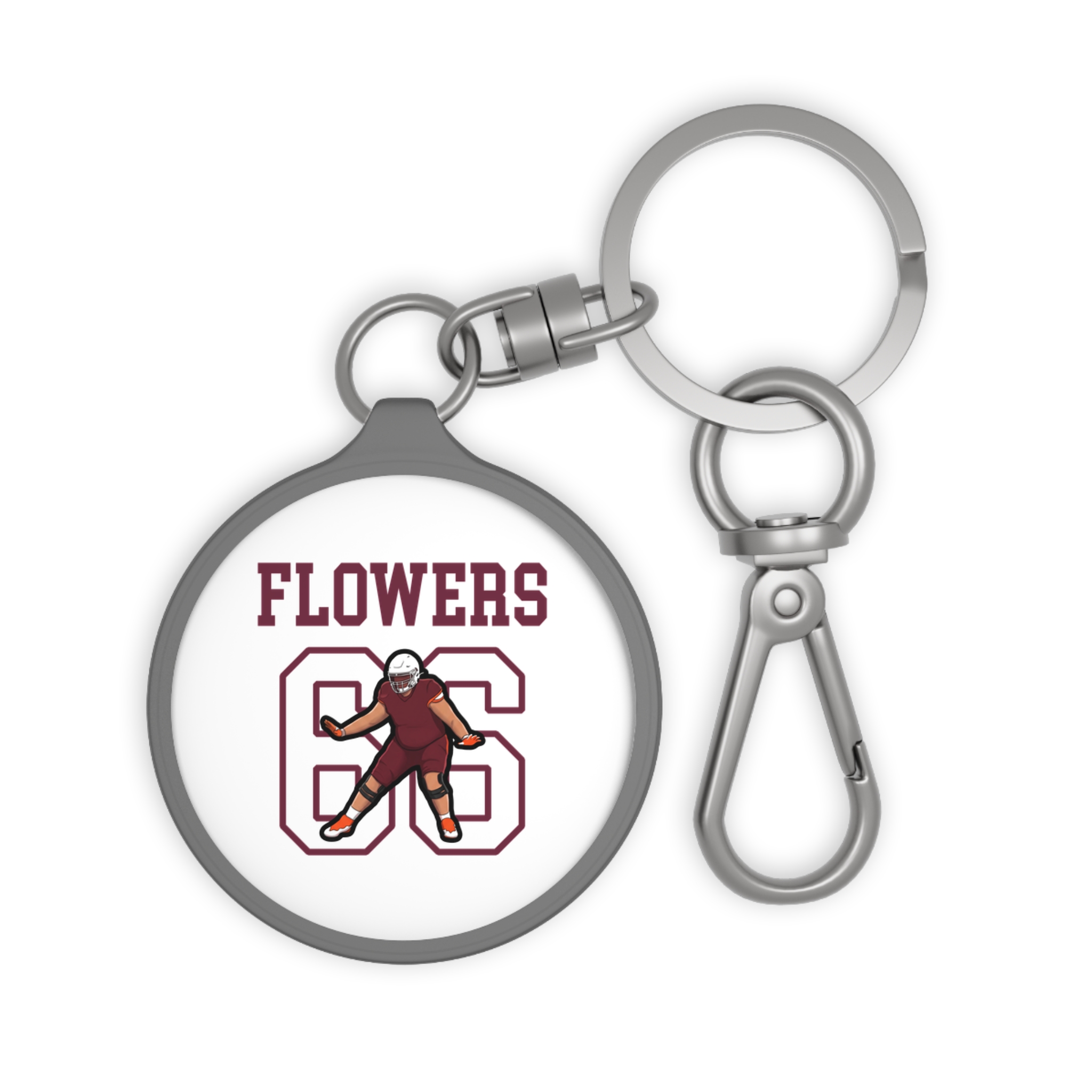 Keychain — character_shirsey in Grey