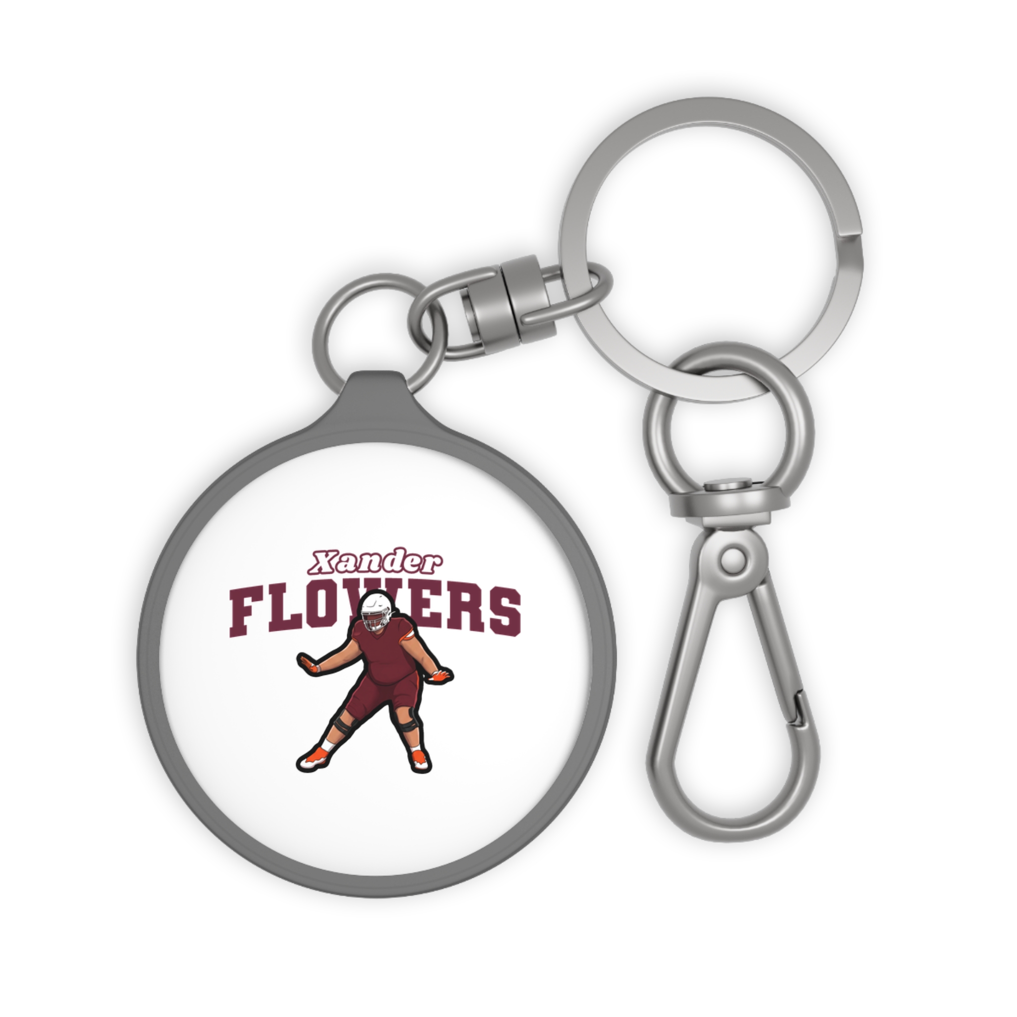 Keychain — character_name_arch in Grey