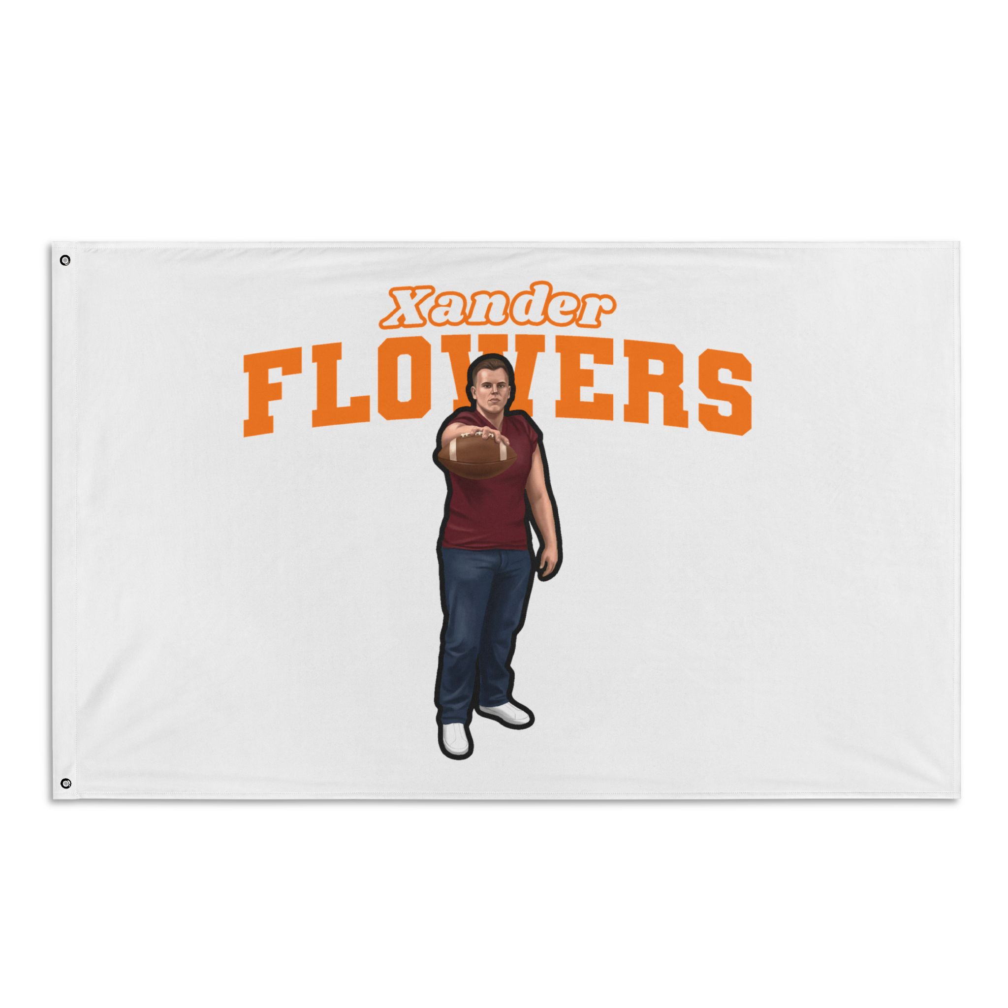 Flag (35 × 56 in) — character_name_arch in Classic