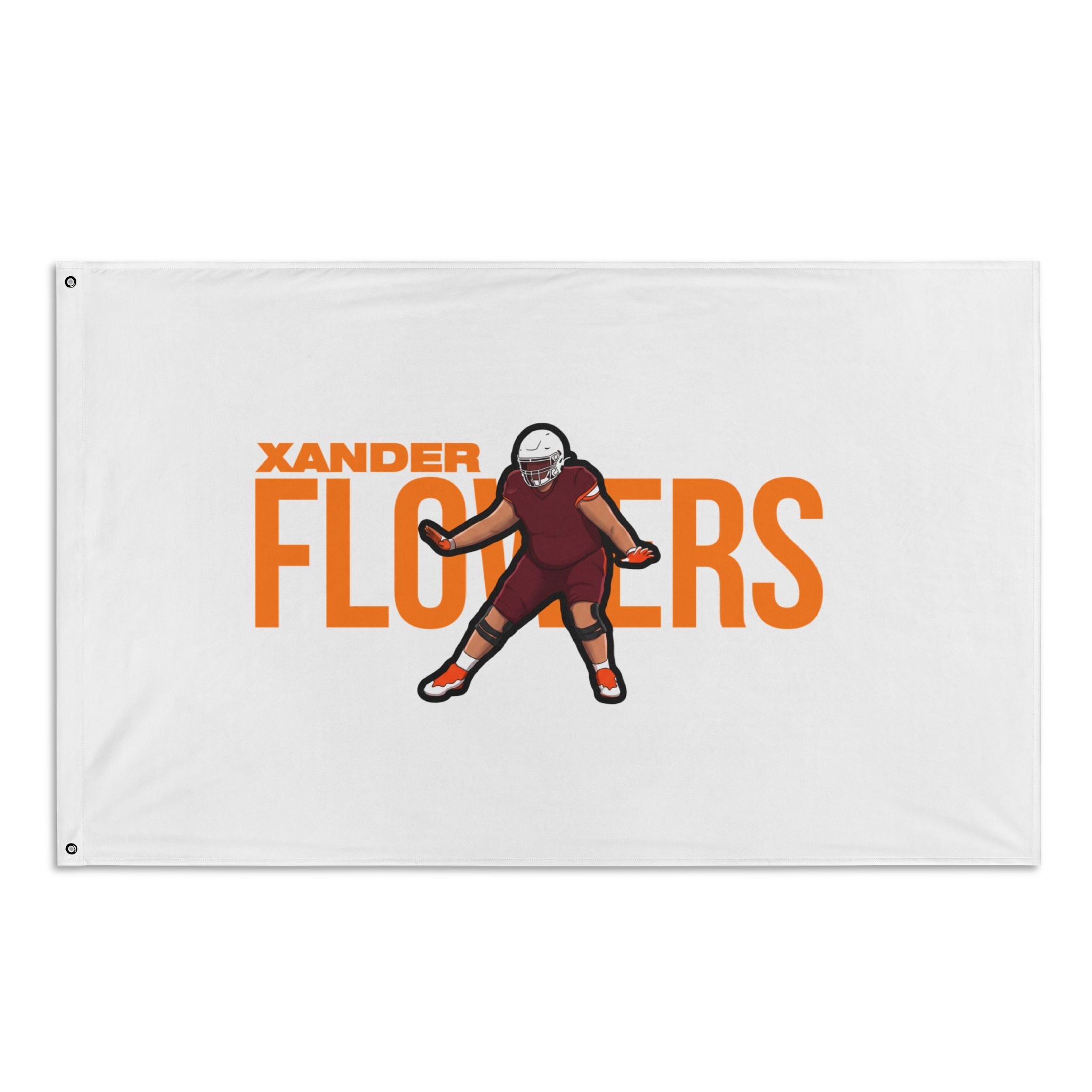 Flag (35 × 56 in) — character_player_name in Classic