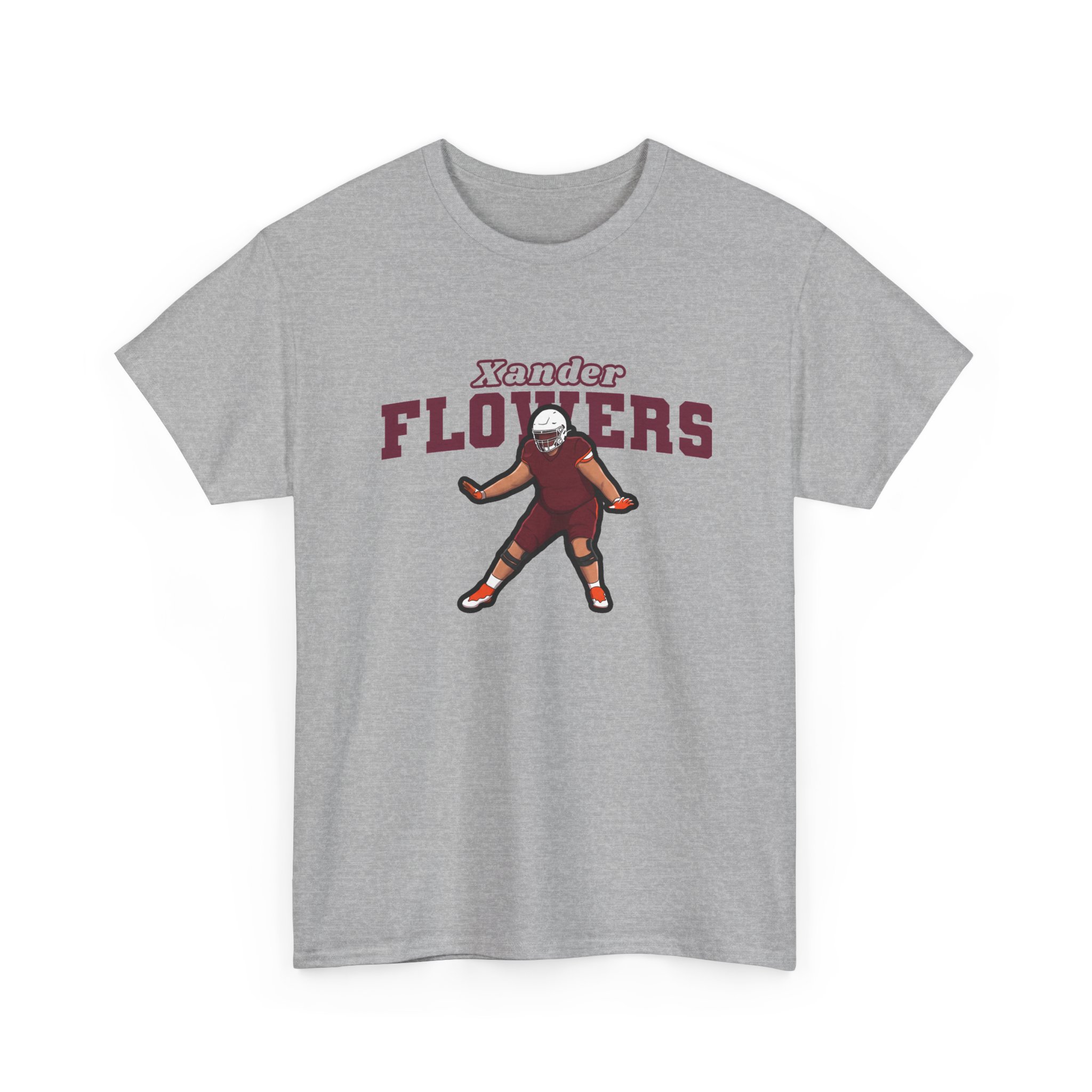 Tee — character_name_arch in Grey